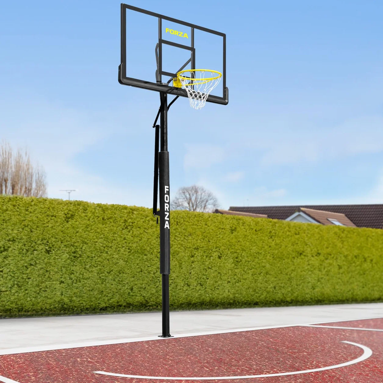 FORZA Canestro Da Basket Fisso Altezza Regolabile Do Spazi Esterni