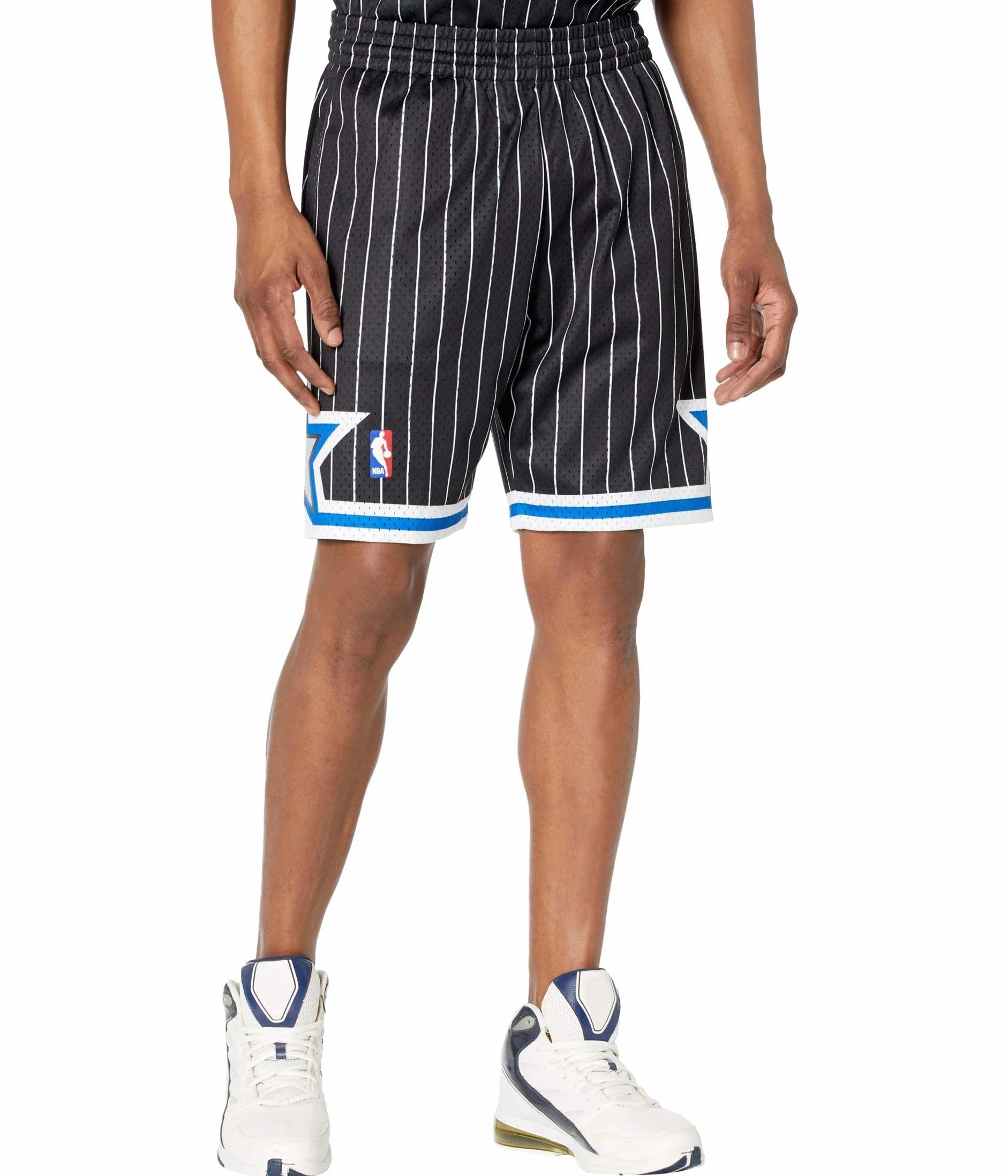 Mitchell & Ness Swingman Pantaloncini 2.0 O. Magic Nero