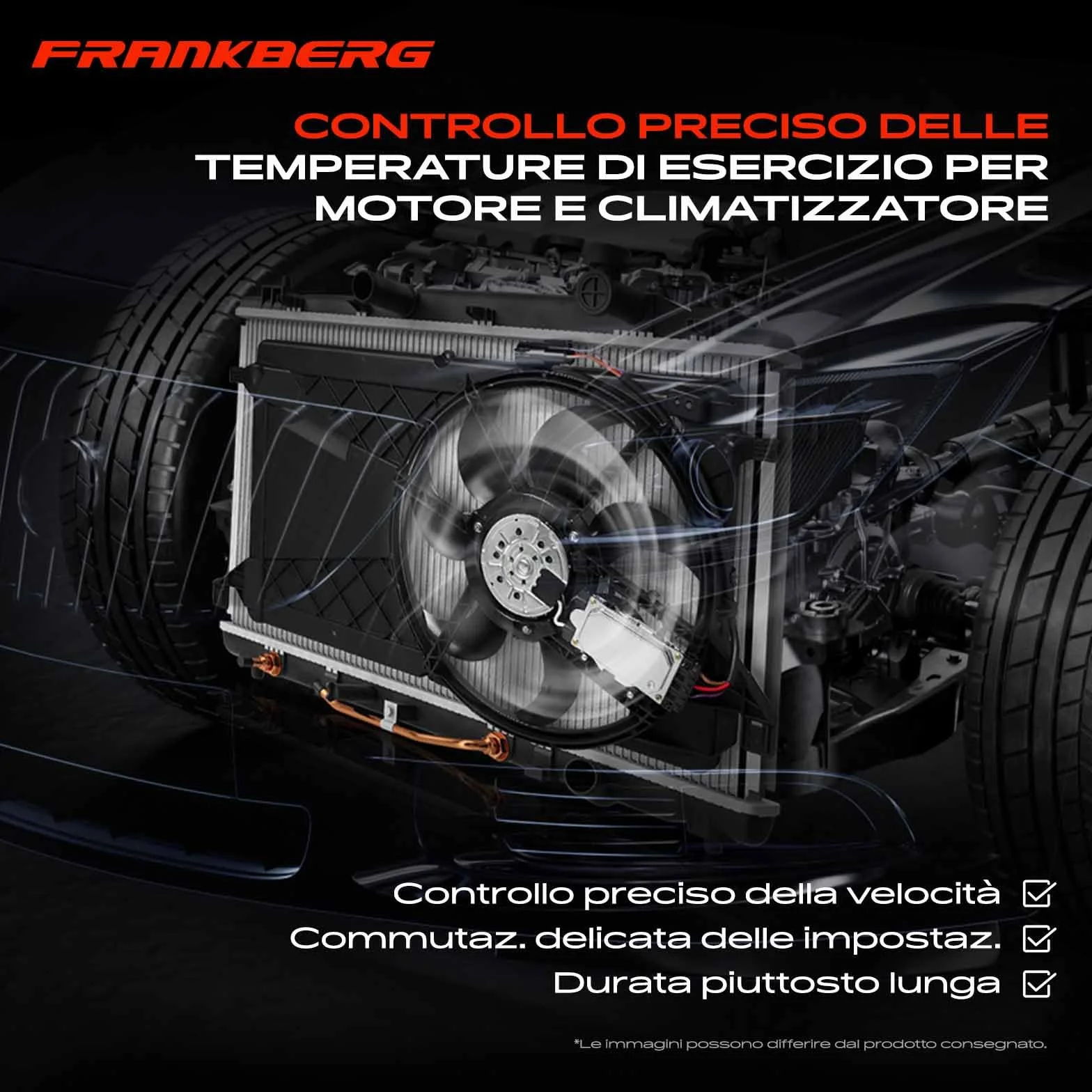 Frankberg Modulo di Controllo del Radiatore 4-Poli Compatibile con Focus III