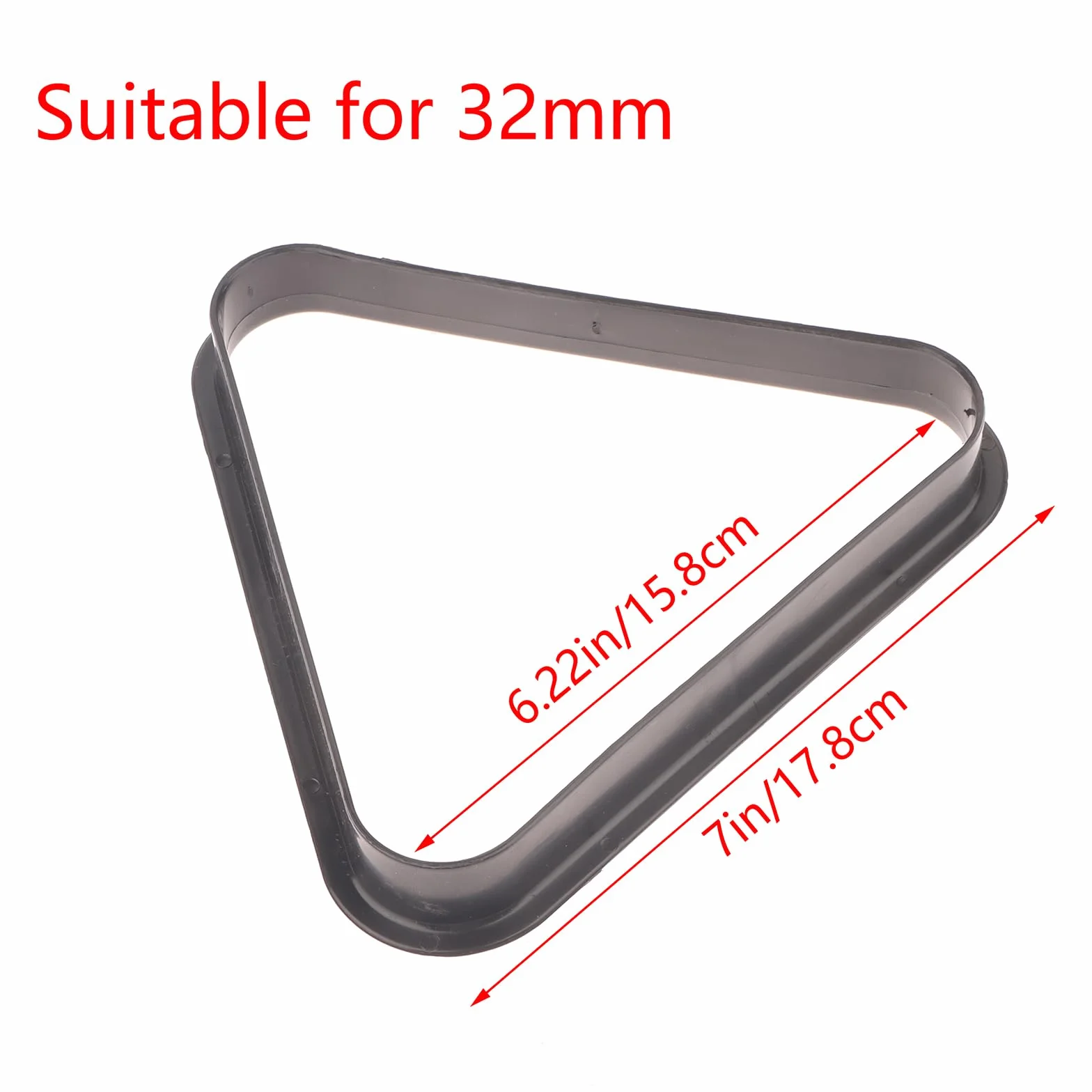 Accessori Tavolo Da Biliardo Snooker Triangolo Telaio Rack in Plastica 25 mm 32 mm 38 mm 44 mm 52 mm 57 mm
