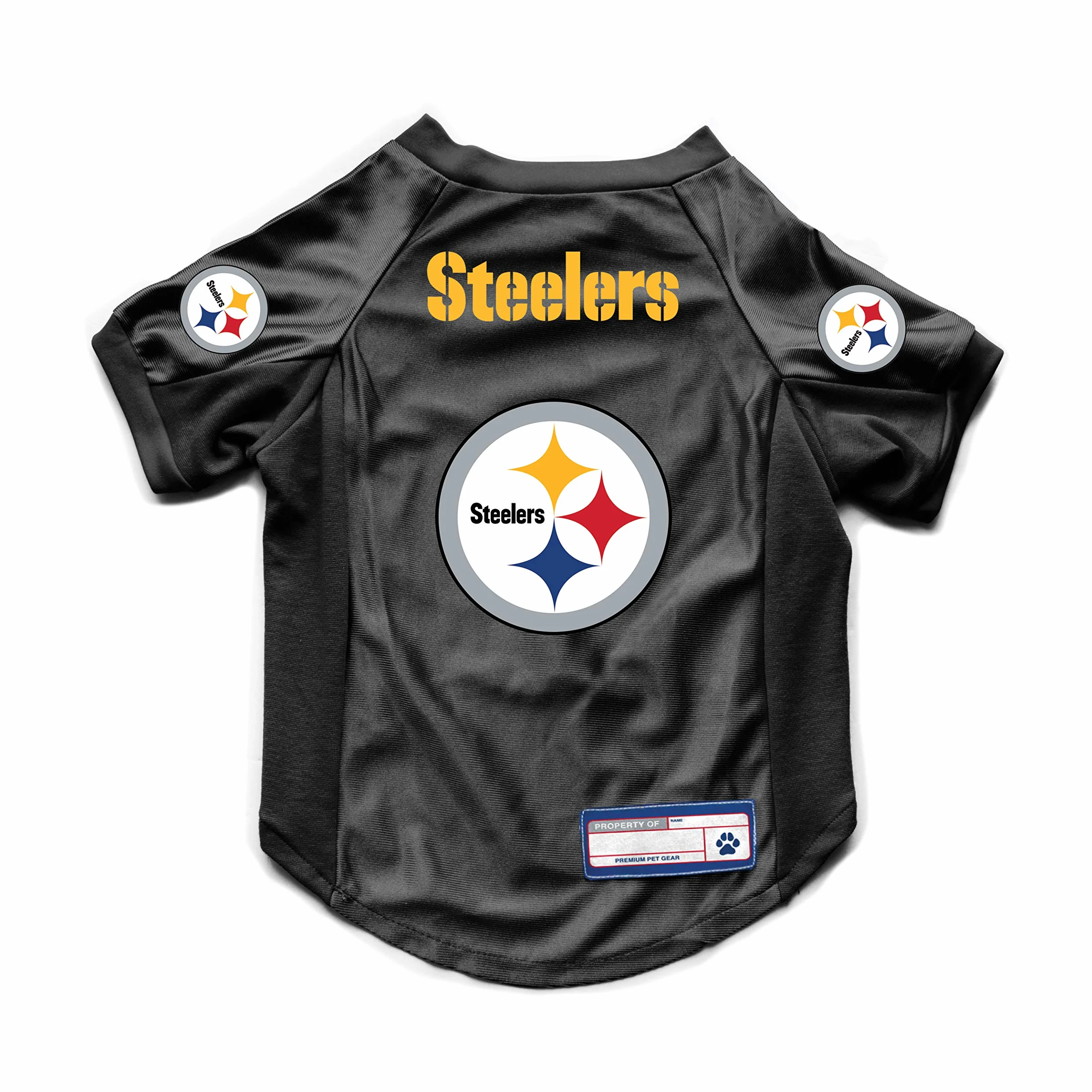 Littlearth Pittsburgh Steelers NFL Stretch Pet Jersey per cani di grossa taglia