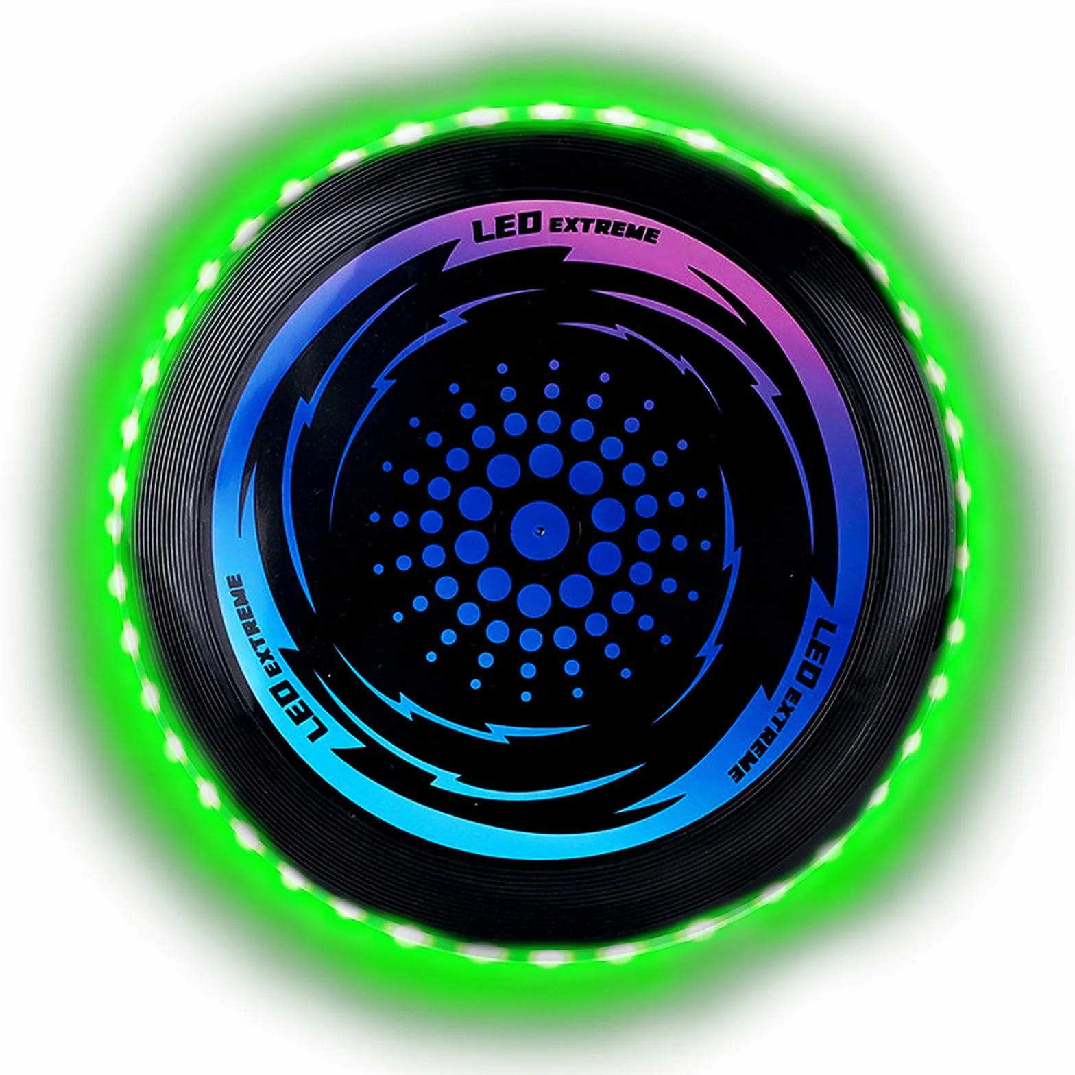 Frisbee LED Luminoso Disco Volante Morbido Tessuto 49 LED Funsport dla Dorosłych Dzieci Plaża