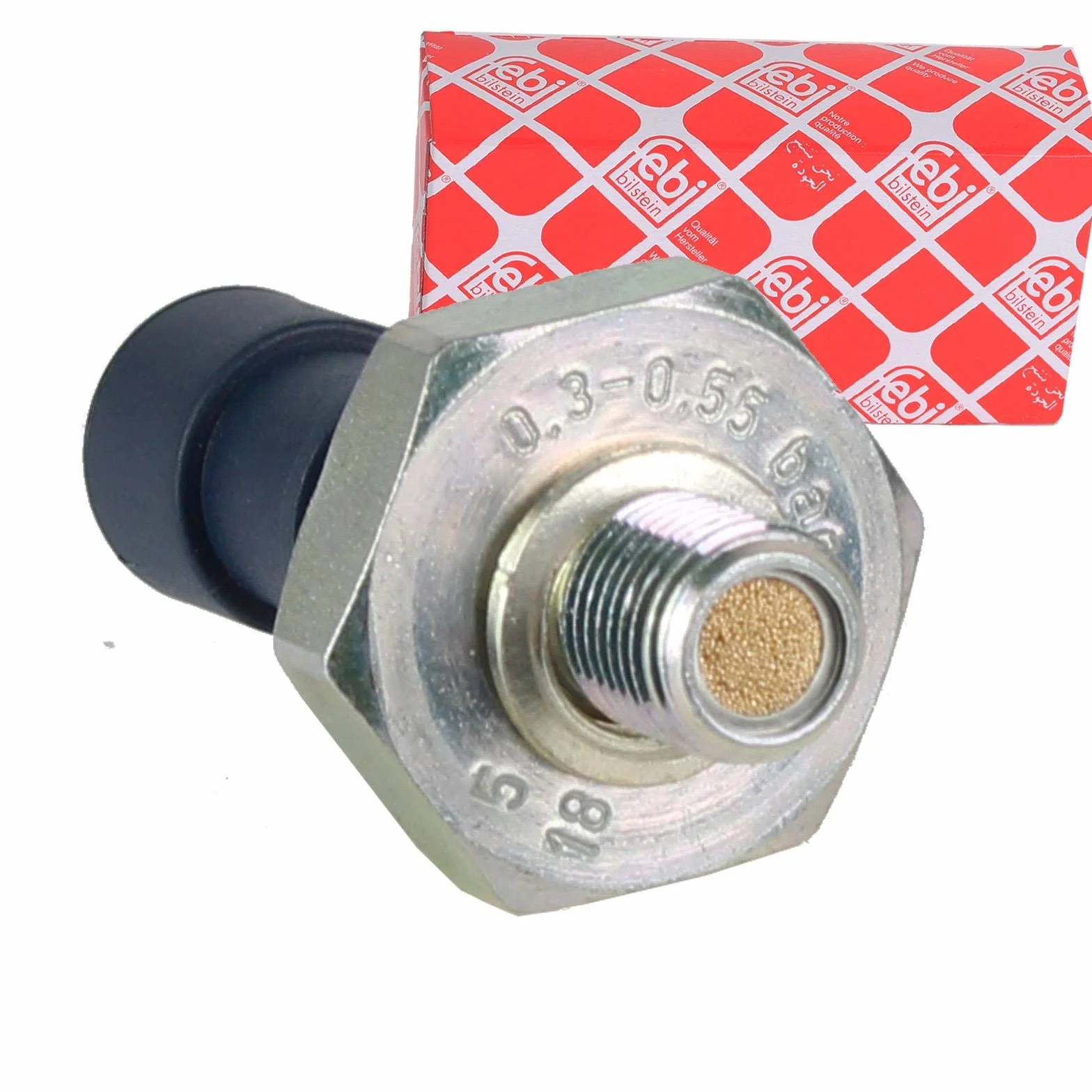 febi bilstein 27223 bulbo pressione olio con assorbitore e anello tenuta, 1 unità