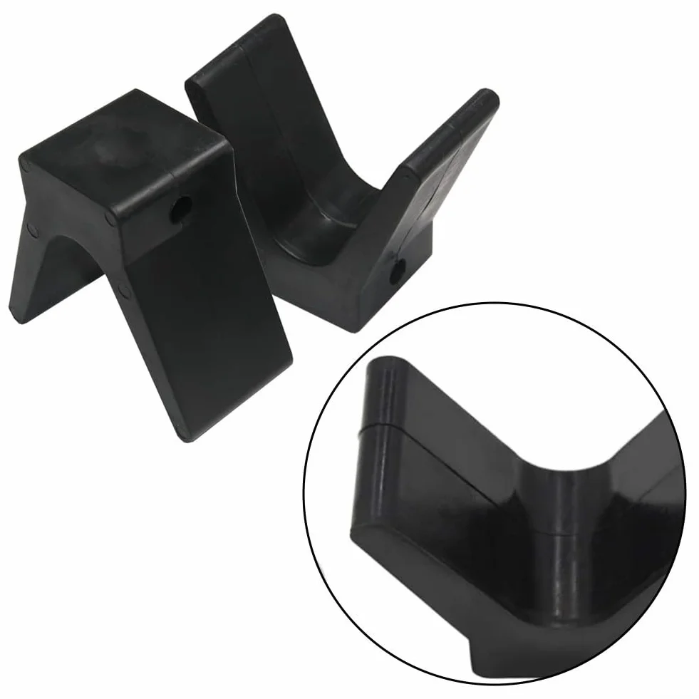 Blocco a V in poliuretano per rimorchio barca 5,1 cm nero 1 sztuka
