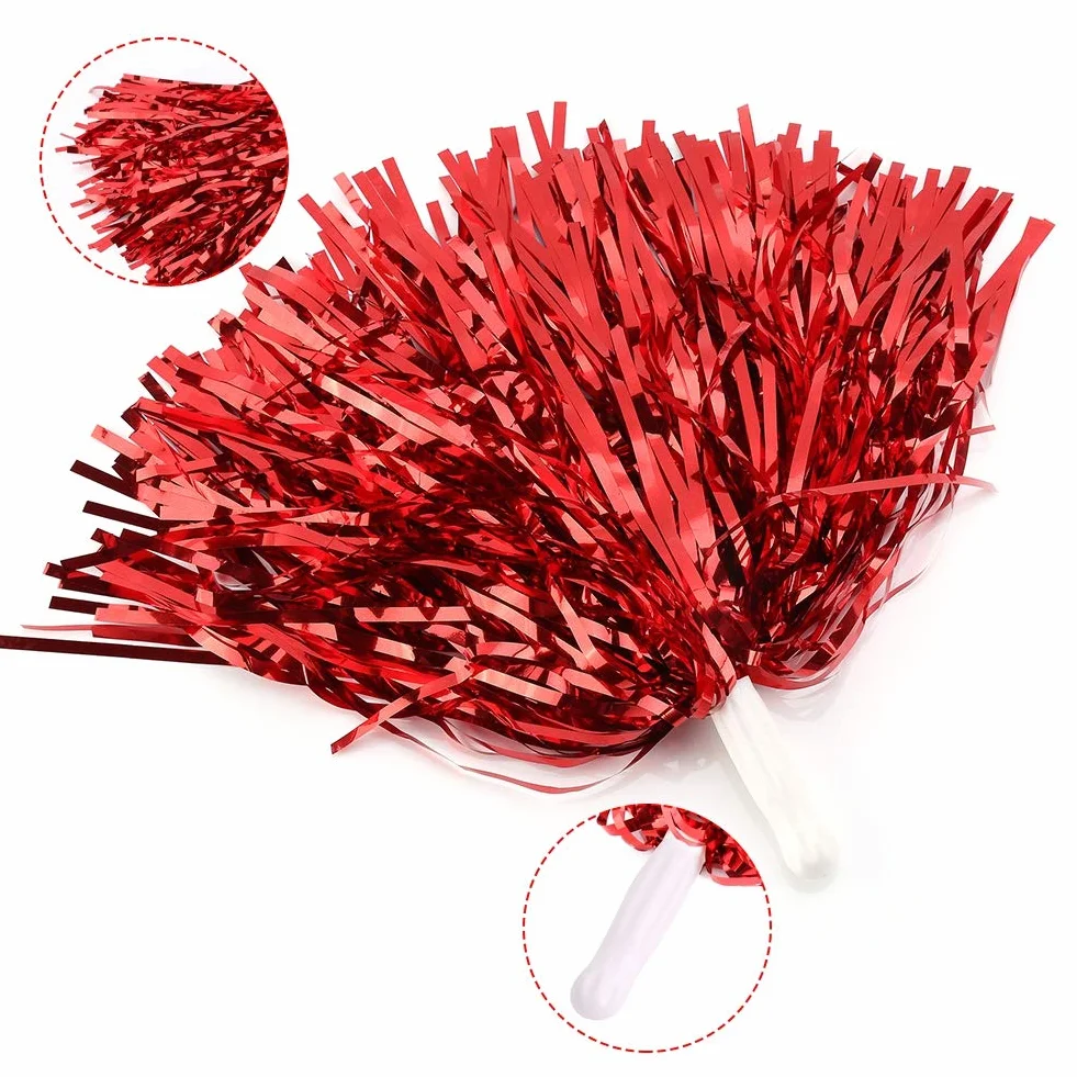 VGEBY 6 Pezzi Cheerleading Pompon, Fiori a Mano Accessori da Ballo per Feste Sportivi