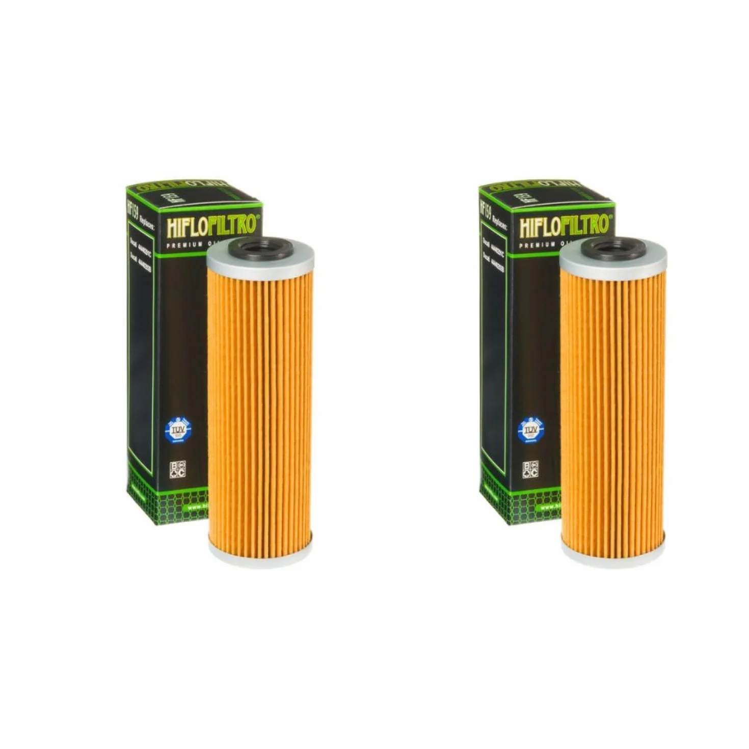 Set di 2 filtri olio compatibili con Ducati 955 Panigale V2 Abs (1H00AA/W0/W5/HAATW0/W2/1H02BG) 2020