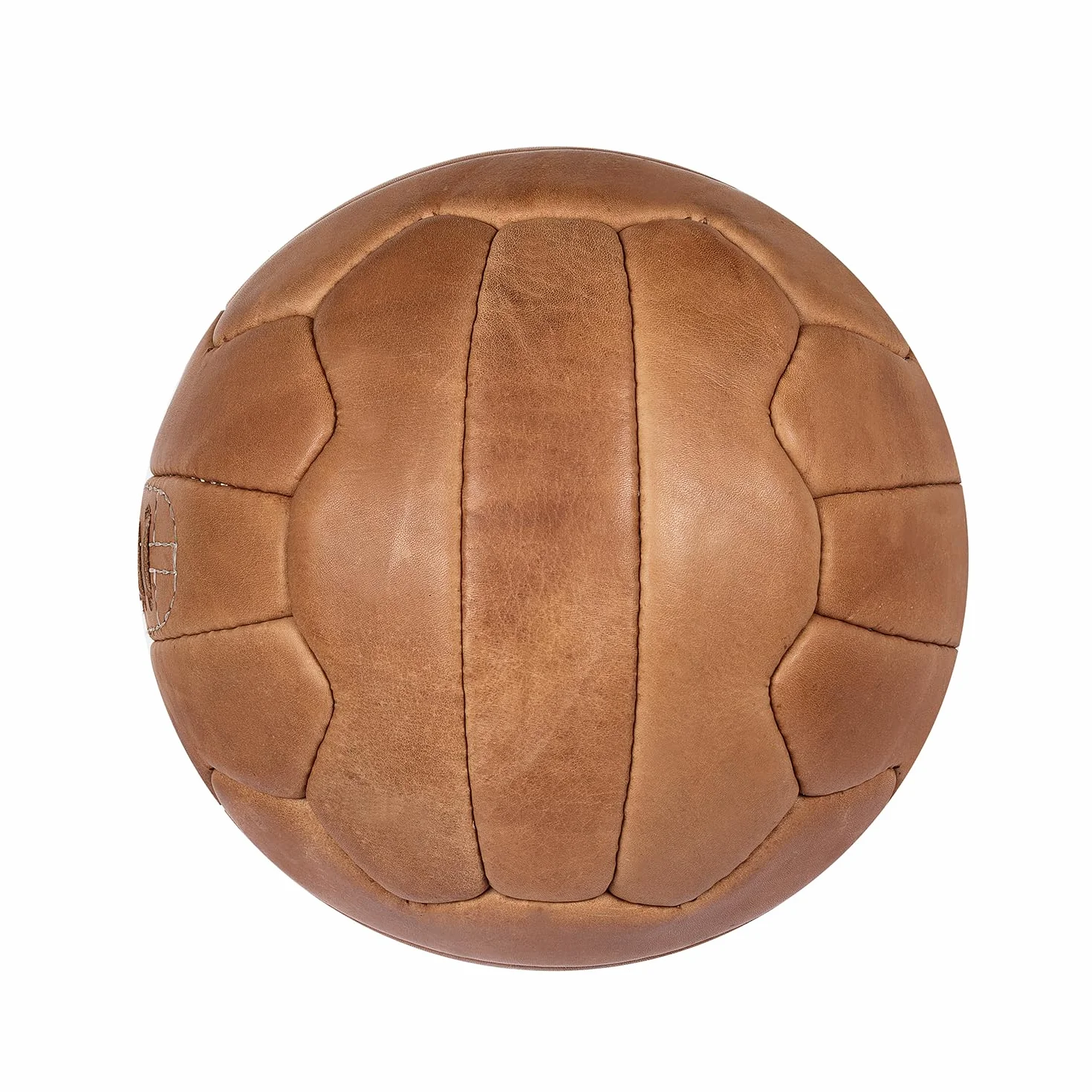 Pallone da calcio vintage in pelle anticata FNine