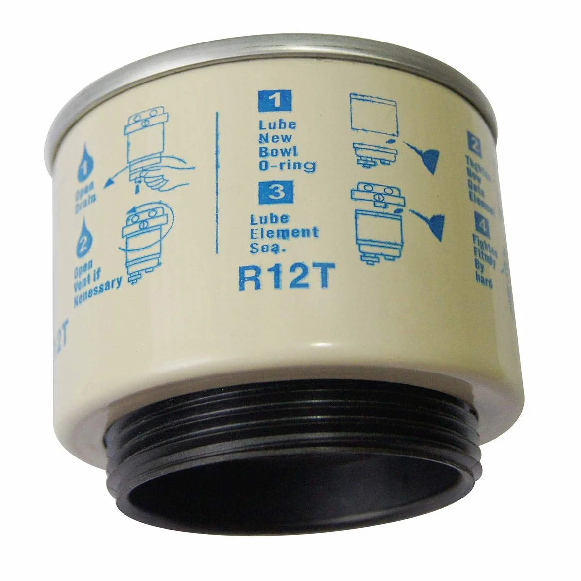 Filtro di ricambio per separatore acqua carburante R12T