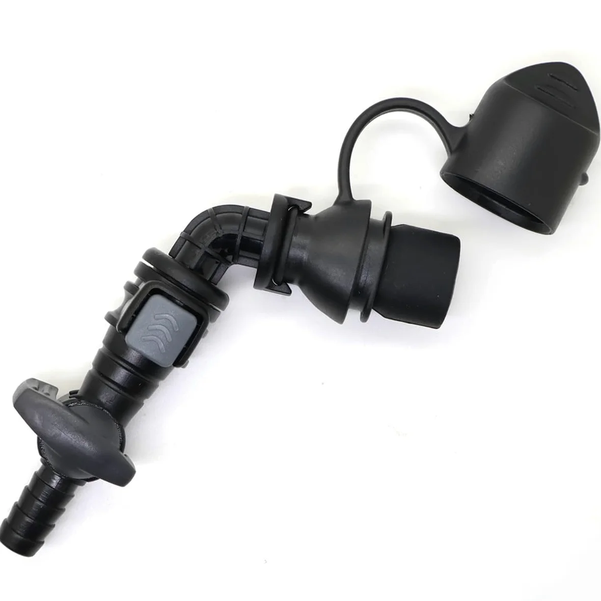 Valvola di ricambio in silicone per sacca idrica con coperchio per zaino e boccaglio in gomma, compatibile con Camelbak Platypus Osprey