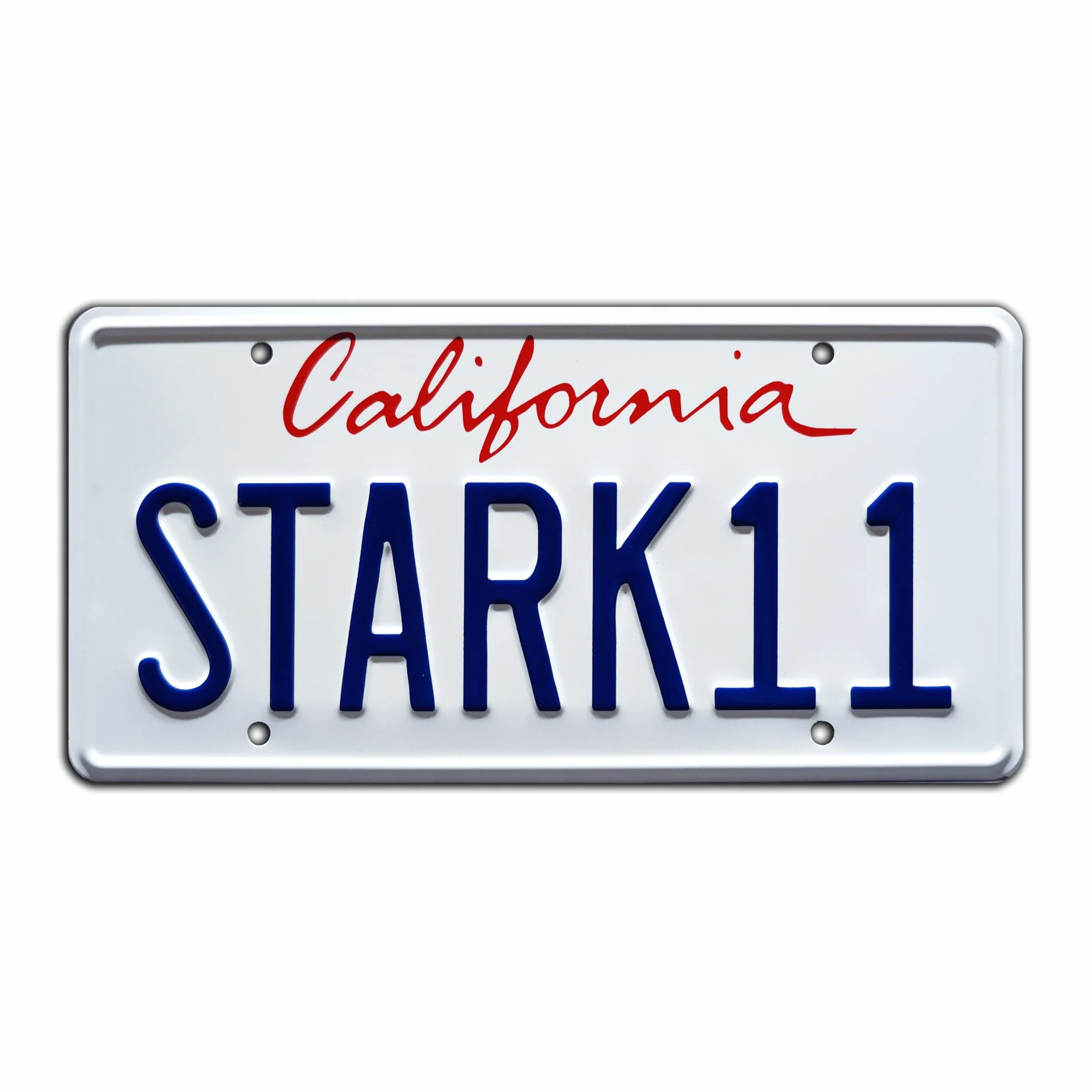 Iron Man 2 | STARK 11 | Metal Stamped License Plate