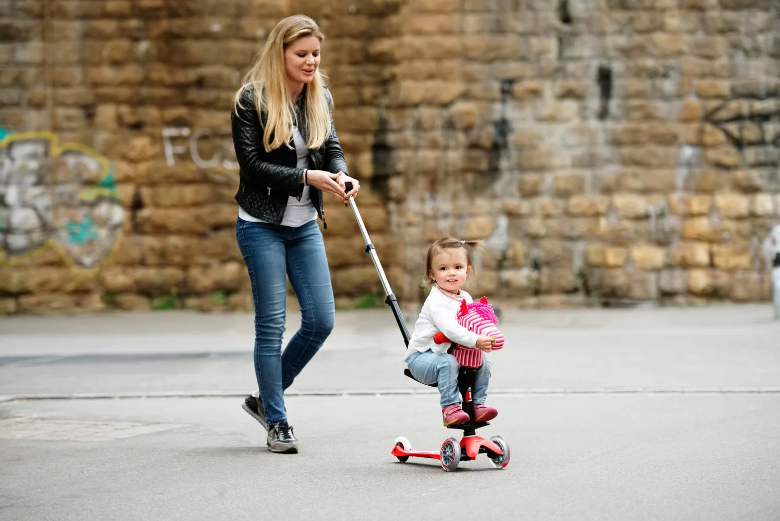 Micro Accessori 3in1 per Skateboard Mini Barra di Spinta Poggiapiedi