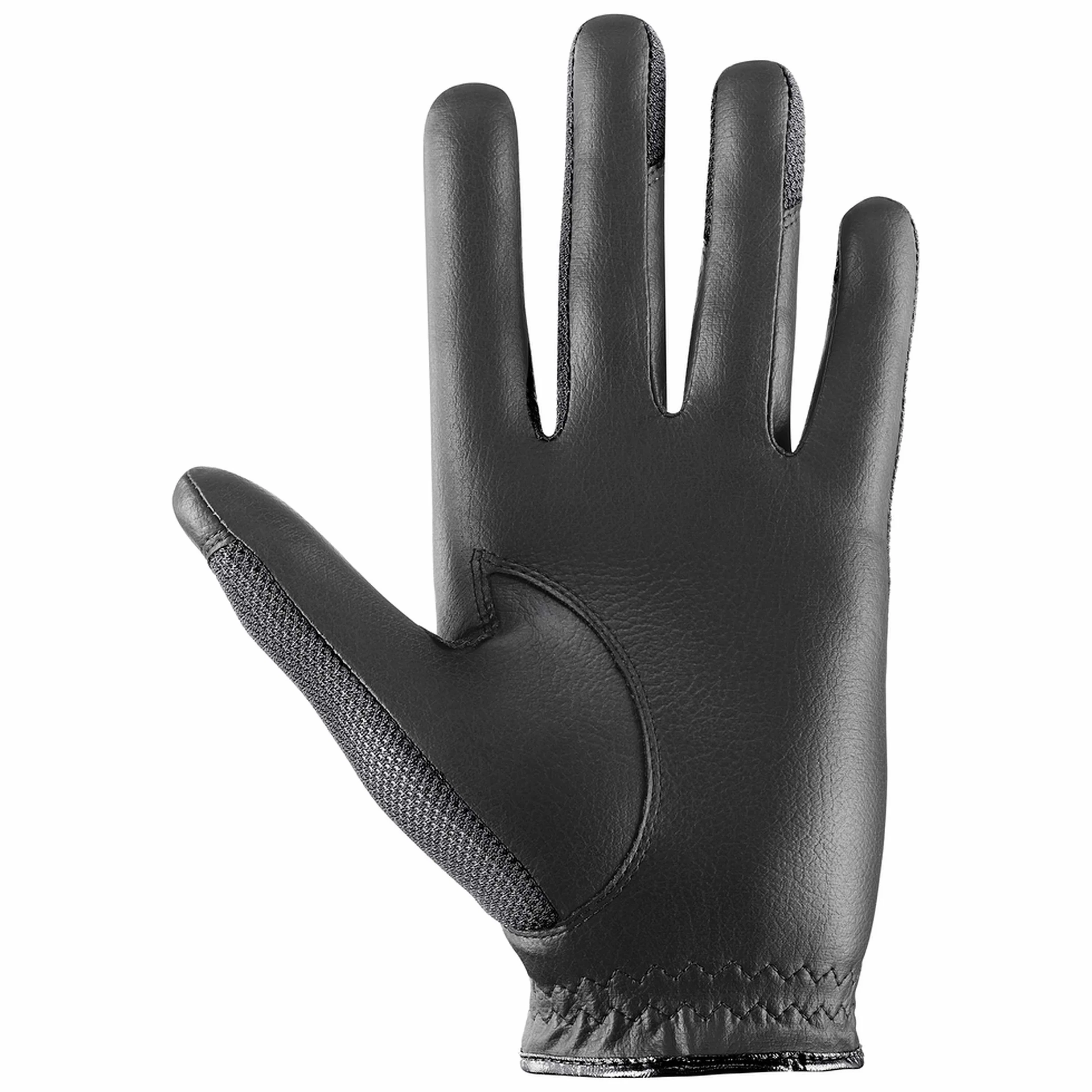 Guanti da Equitazione Uvex Sumair Flessibili Black-Silver 8