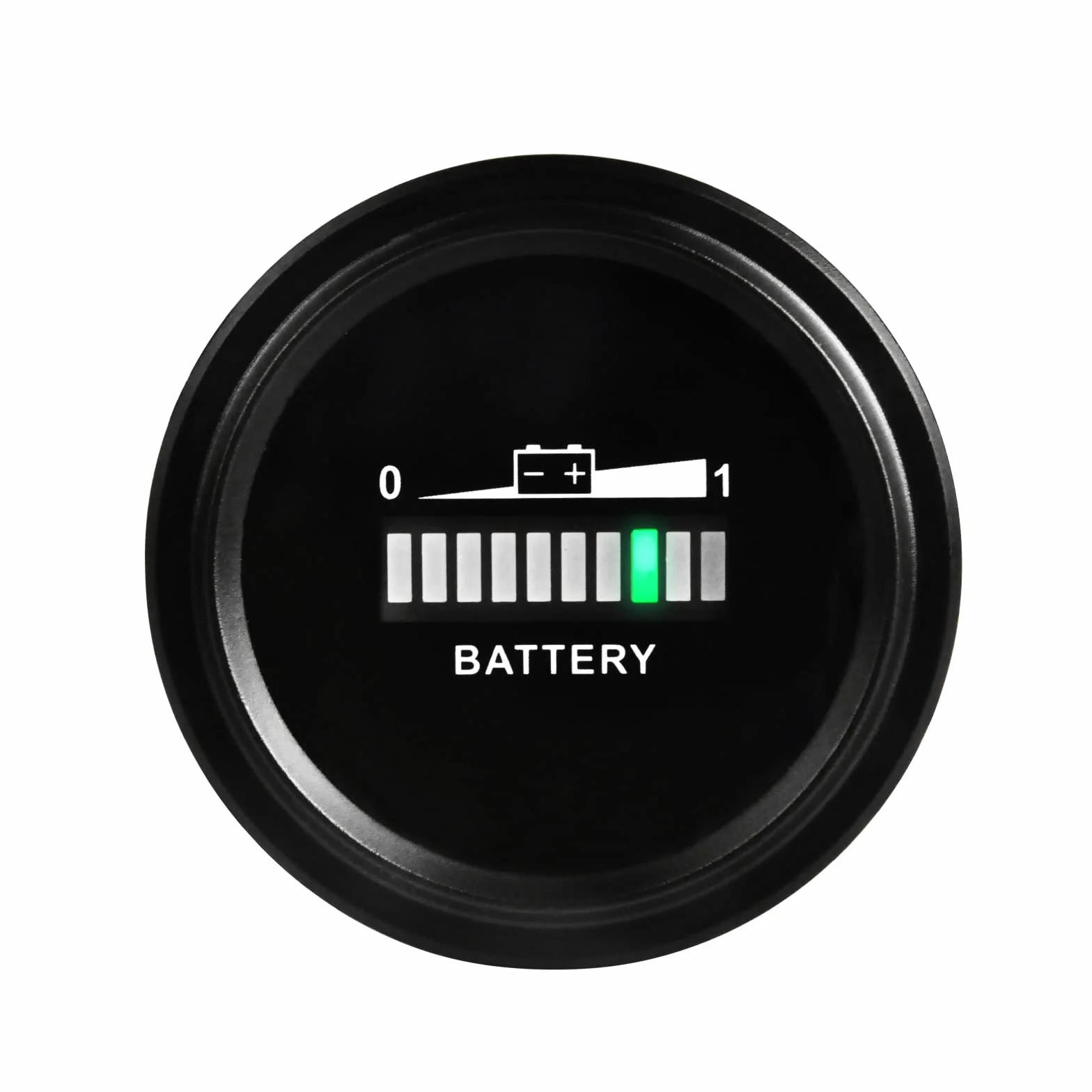 LED Indicatore della Batteria Indicatore misuratore,Indicatore del livello della batteria Piombo acido 12V 24V 36V 48V 72V,Uso per golf cart,Carrello elevatore,Club Car