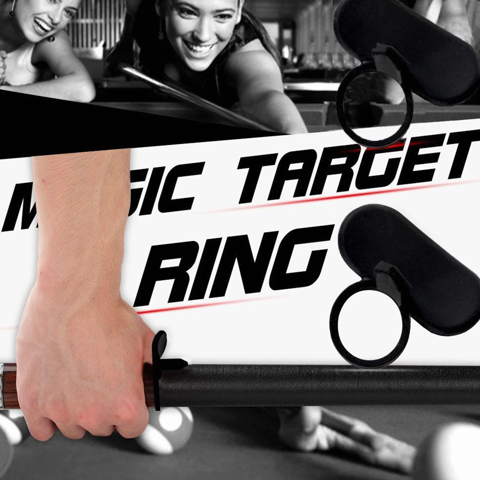 Przenośny Silikonowy Pas do Treningu Bilardowego, Regulowany Trener Akcji Bilardowej