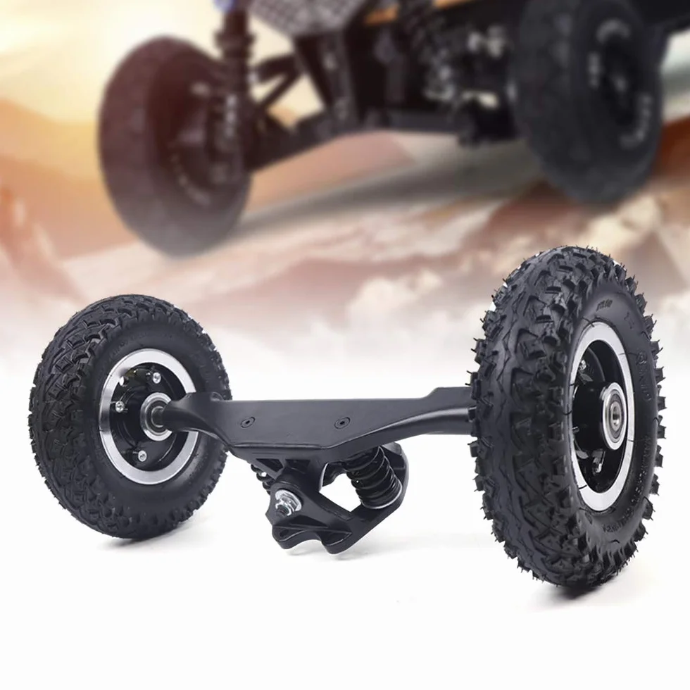 8 Pollici Skate Wheel Truck Combo Set con Supporto per Ruote, Skateboard Mountain Board Longboard