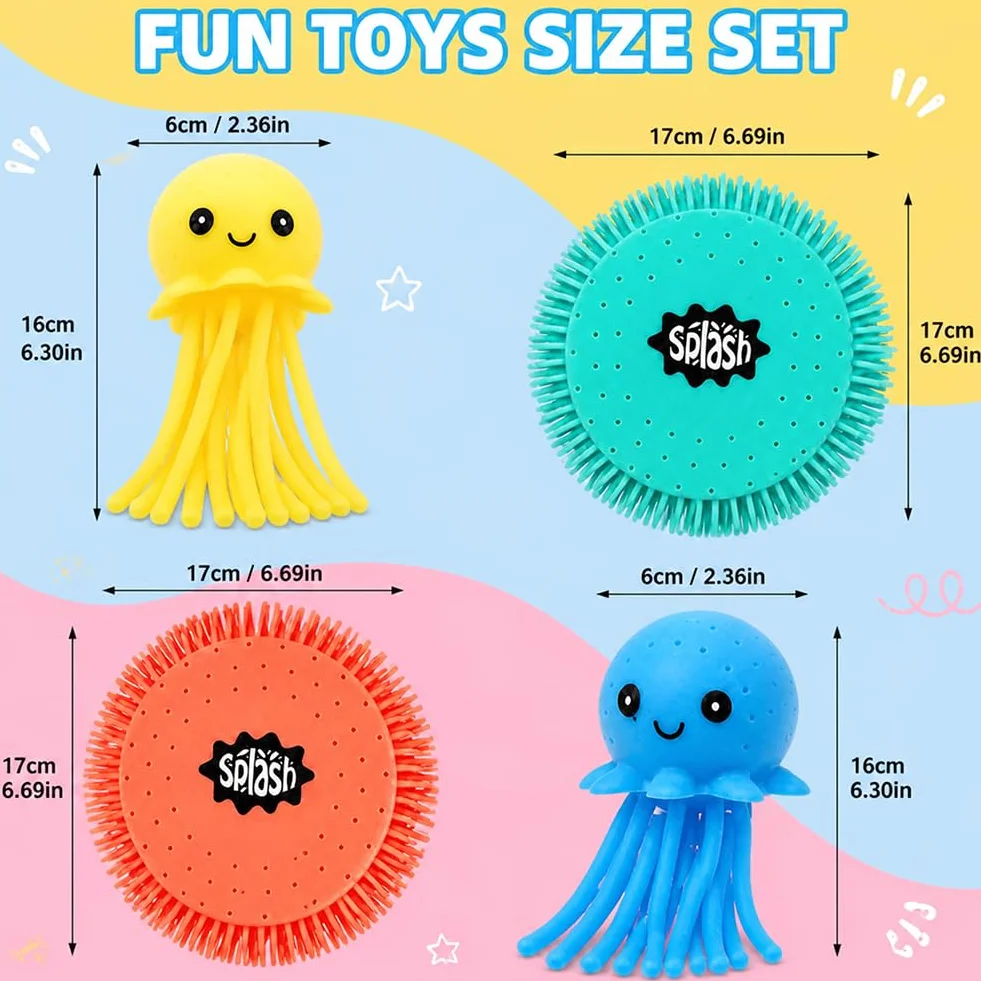 Frisbee ad Acqua Disco da Lancio in Schiuma e Silicone Ø 17 cm Gioco Acquatico Morbido