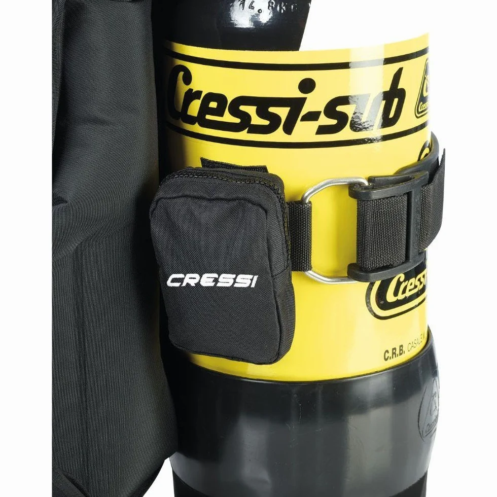 Cressi Aquawing BCD Jacket Subacquea One Size XS-XL GAV Schienalino Alluminio Leggero Sacca 210D Nylon Schienale Air-Net Tasca Boa