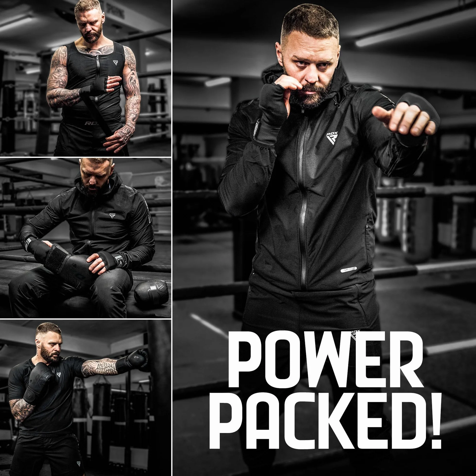 RDX Gel Fasce Boxe Sottoguanti 100cm Elastico Polsiere Protezione Pugilato Allenamento