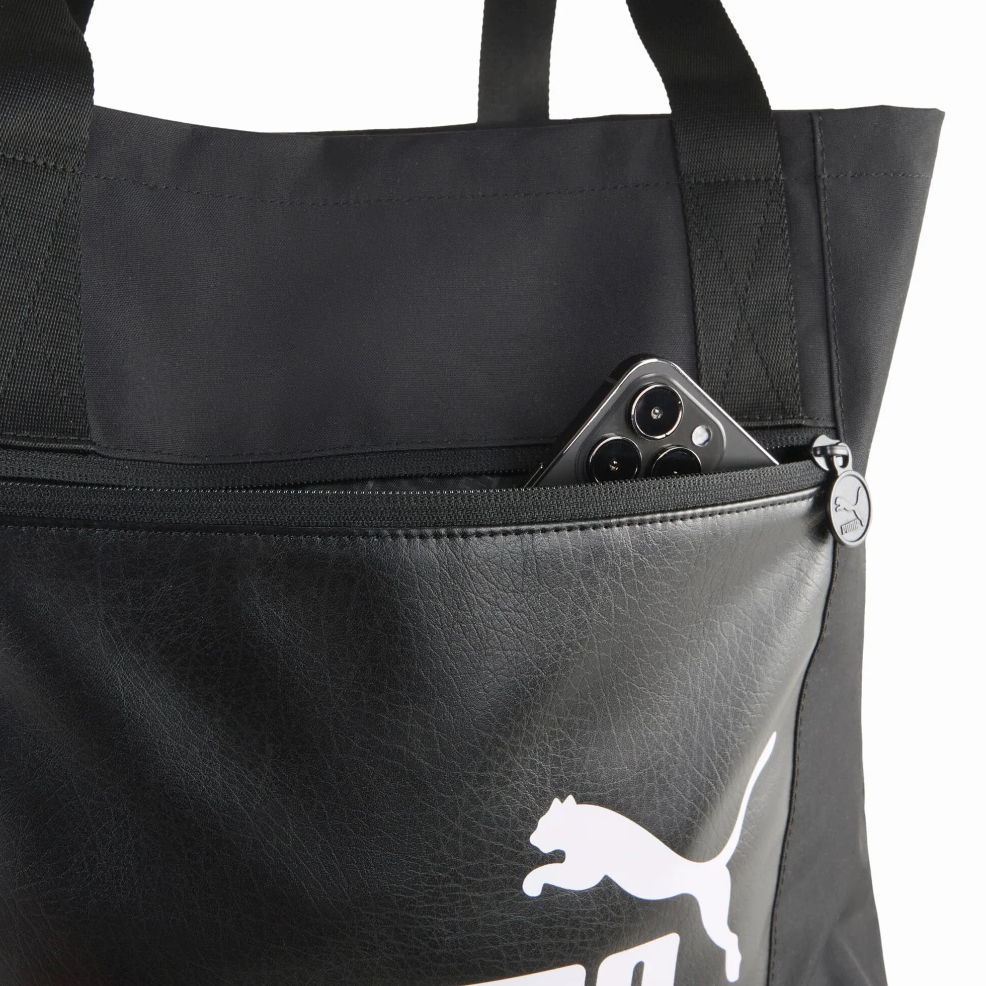 Puma CAMPUS Shopper Borsa per la spesa nera, taglia unica