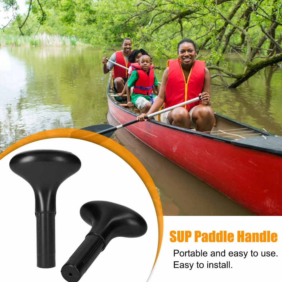 SUP Paddle Replacement Handle PVC Portable Surfboard Paddle Handle 1/2pcs