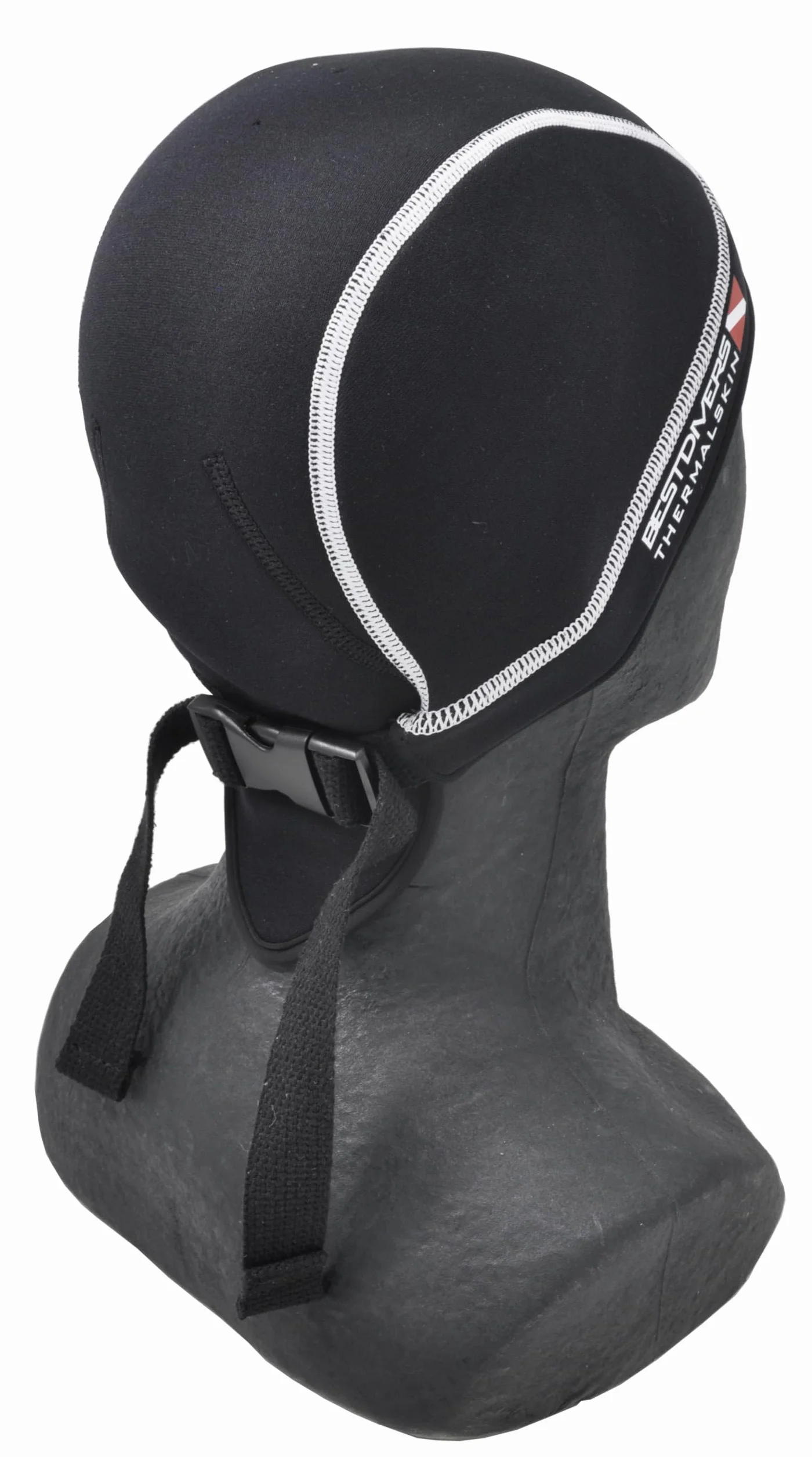 BEST DIVERS Bandana 3 mm NEOP. Nera/Bianca L-XL