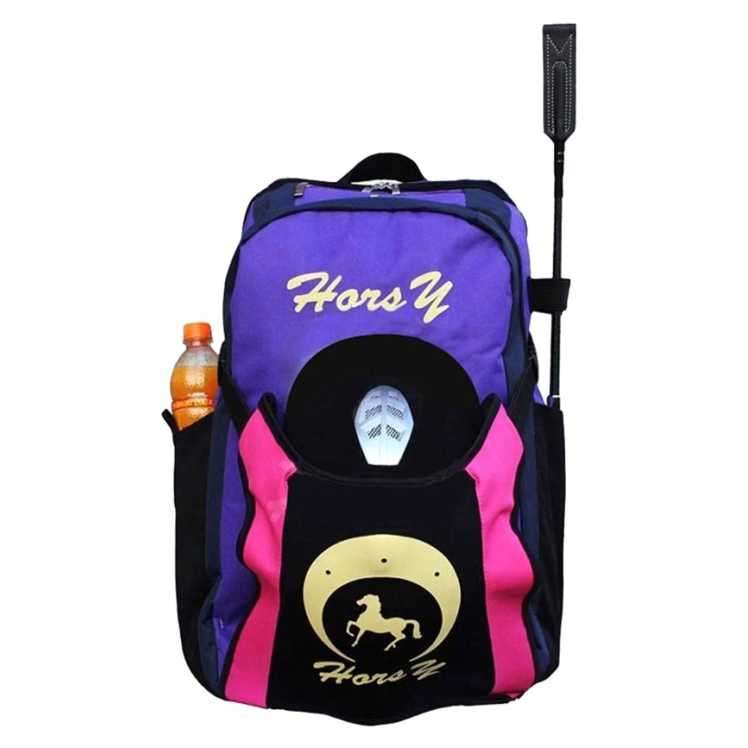 TentHome Borsa da equitazione Borsa per scarpe professionale con scomparto per casco Zaino Genitore Bambino per Casco Stivali da equitazione