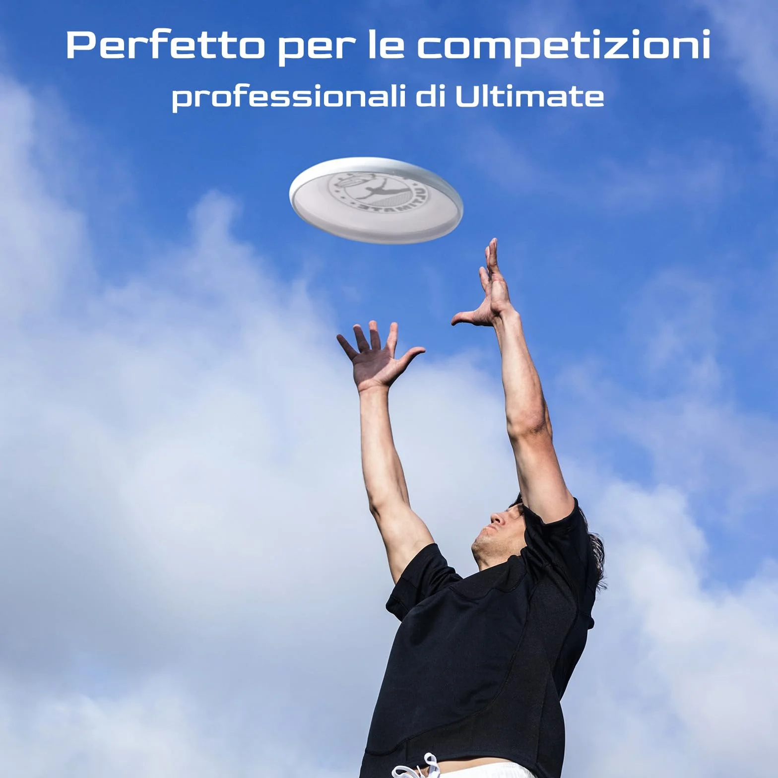 Frisbee Disco Volante Ufficiale Ultimate 175 g da Allenamento Professionale per Competizioni all'Aperto