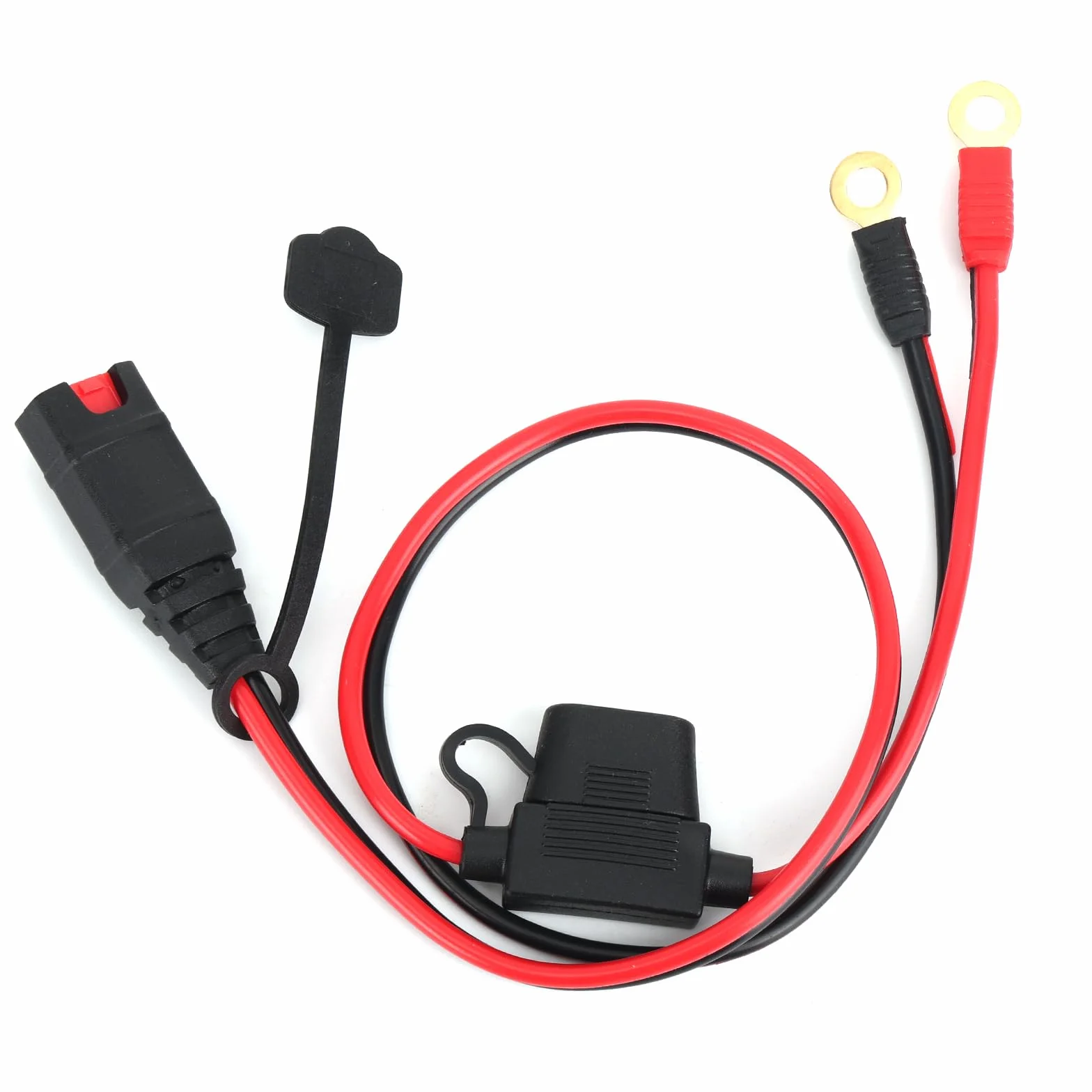 lasuroa Cablaggio Compatibile con NOCO GC002 X-Connect, Connettore Terminale Ad Occhiello XL M6 (1/4") Cavo di Caricabatteria di Mantenimento Accessori per Genius Caricabatterie Intelligente