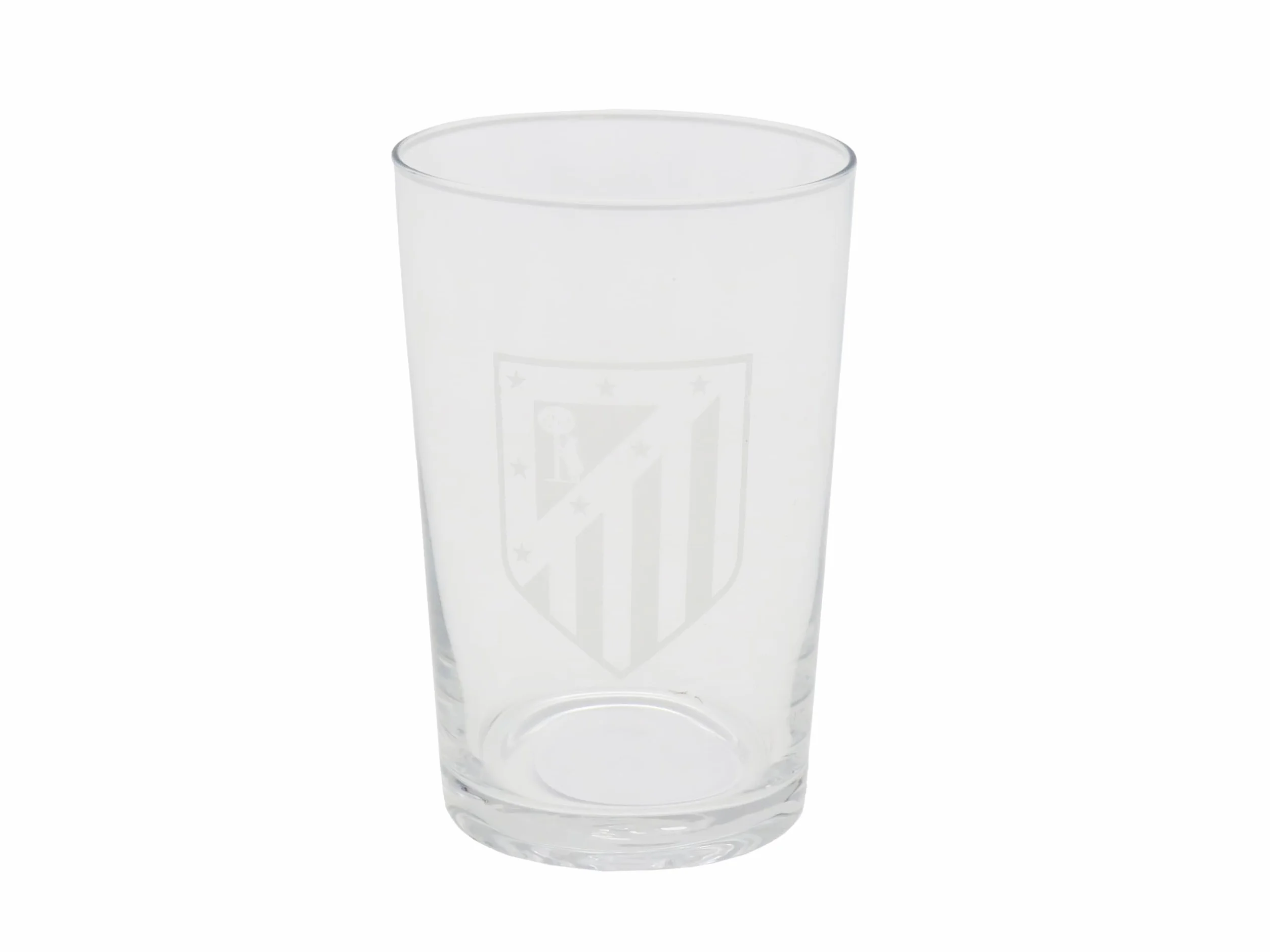 CYPBRANDS Atlético de Madrid Bicchiere da acqua resistente lavabile in lavastoviglie adatto microonde Prodotto ufficiale