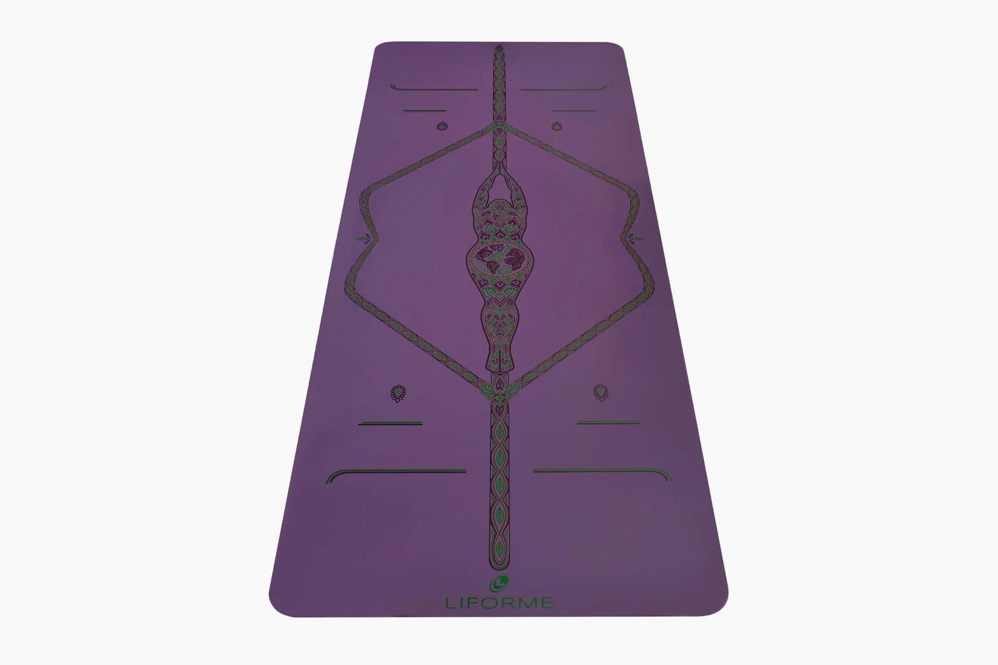 Collezione Tappetini Yoga Stampati Liforme - Sistema di Allineamento Brevettato, Antiscivolo, Ecologico, Resistente al Sudore, Lungo, Ampio e Spesso per il Massimo Comfort