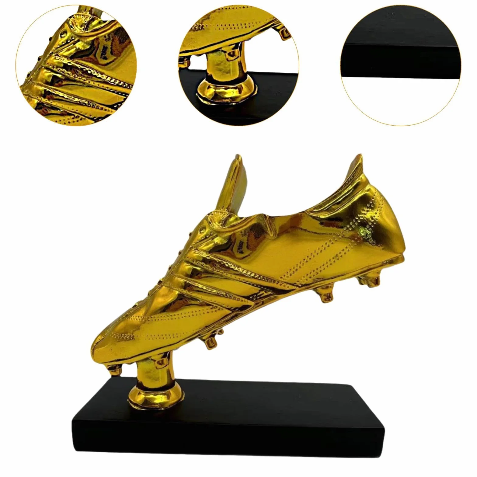 MagiDeal Scultura Trofeo Scarpa d'Oro Calcio, Statuetta in Resina, Artigianato Scarpe da Collezione