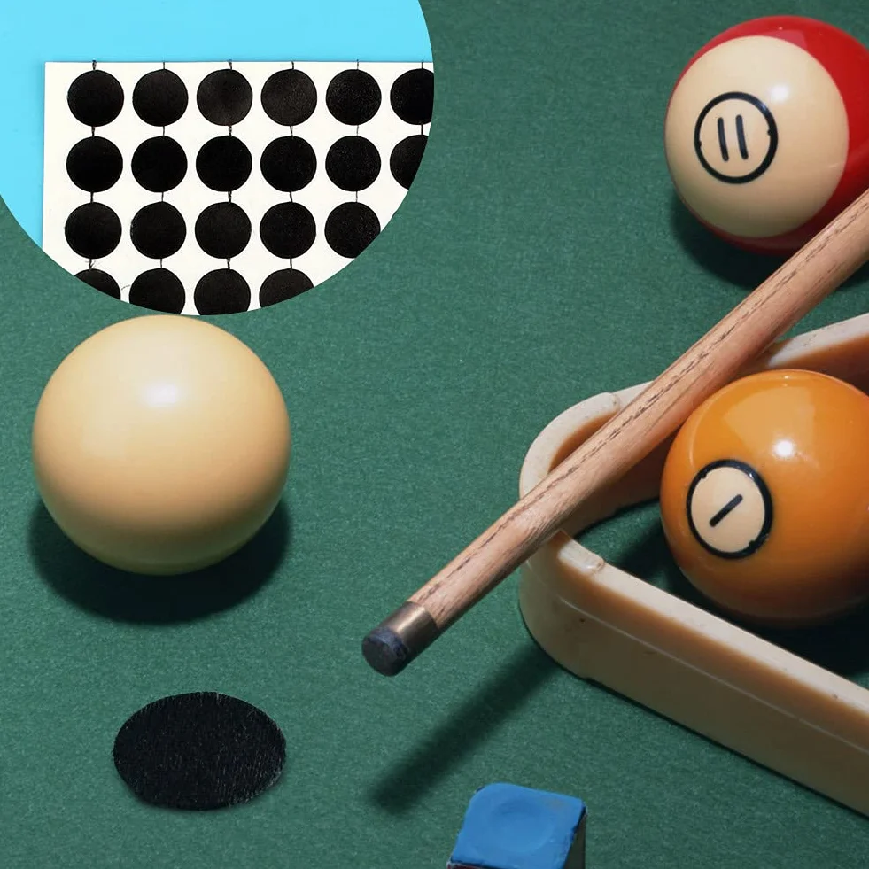 Palle Adesive per Biliardo 10mm - Accessori Snooker Inglese e Pool Table - Sfere Adesive per Tavolo da Biliardo Professionale