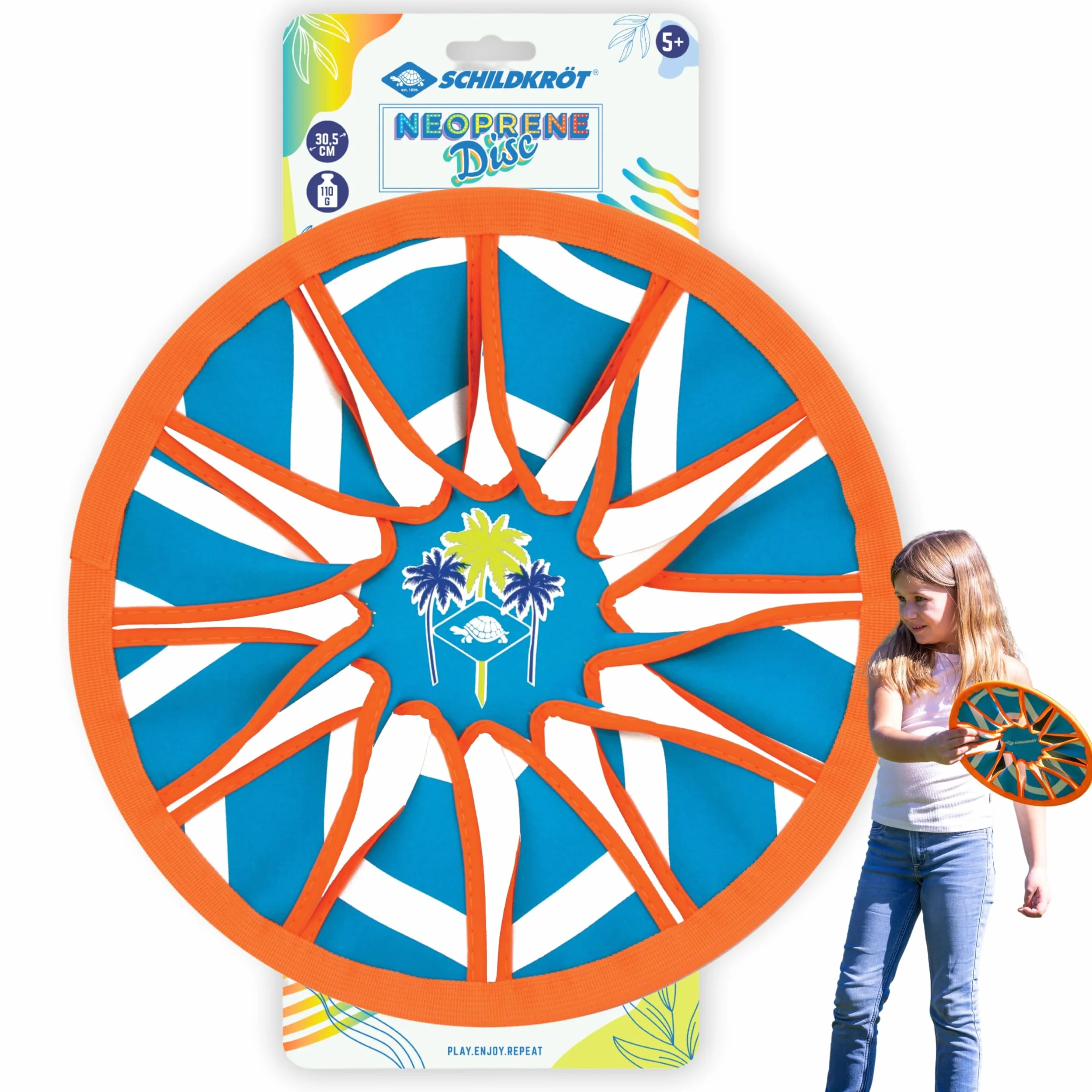 Schildkröt Frisbee Neoprene Ø30cm Blister
