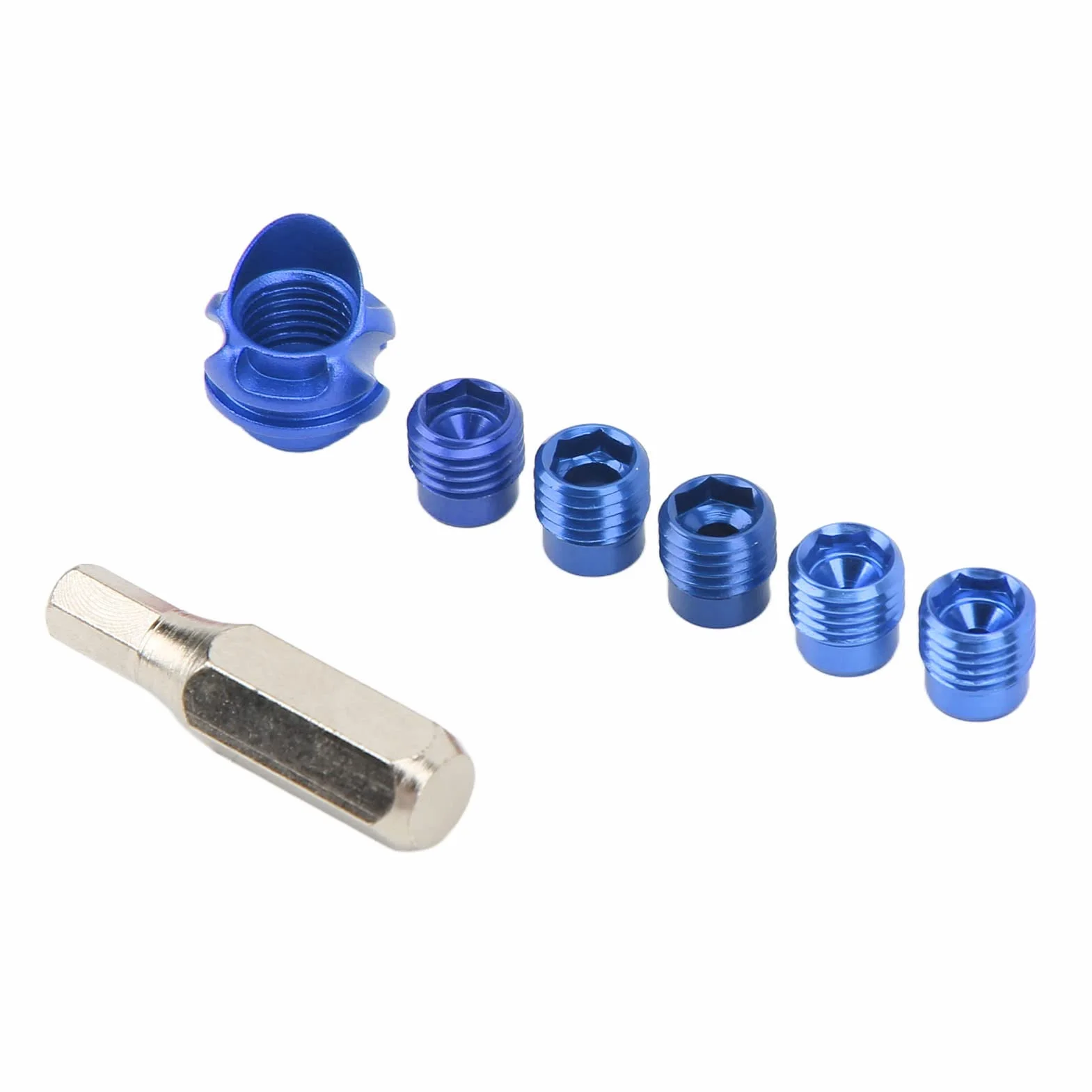 Compound Bow Sight Peep CNC Machining Kit Tappo Spioncino con Cappuccio per Tiro con L'Arco Lega di Alluminio Leggera per la Caccia