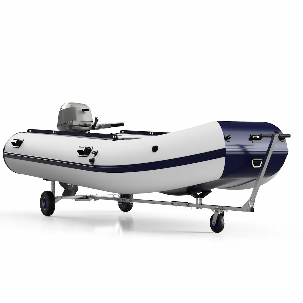 SUPROD Carrello Pieghevole per Lancio Barche Rimorchio a Mano TR260 PU Ø 260 mm