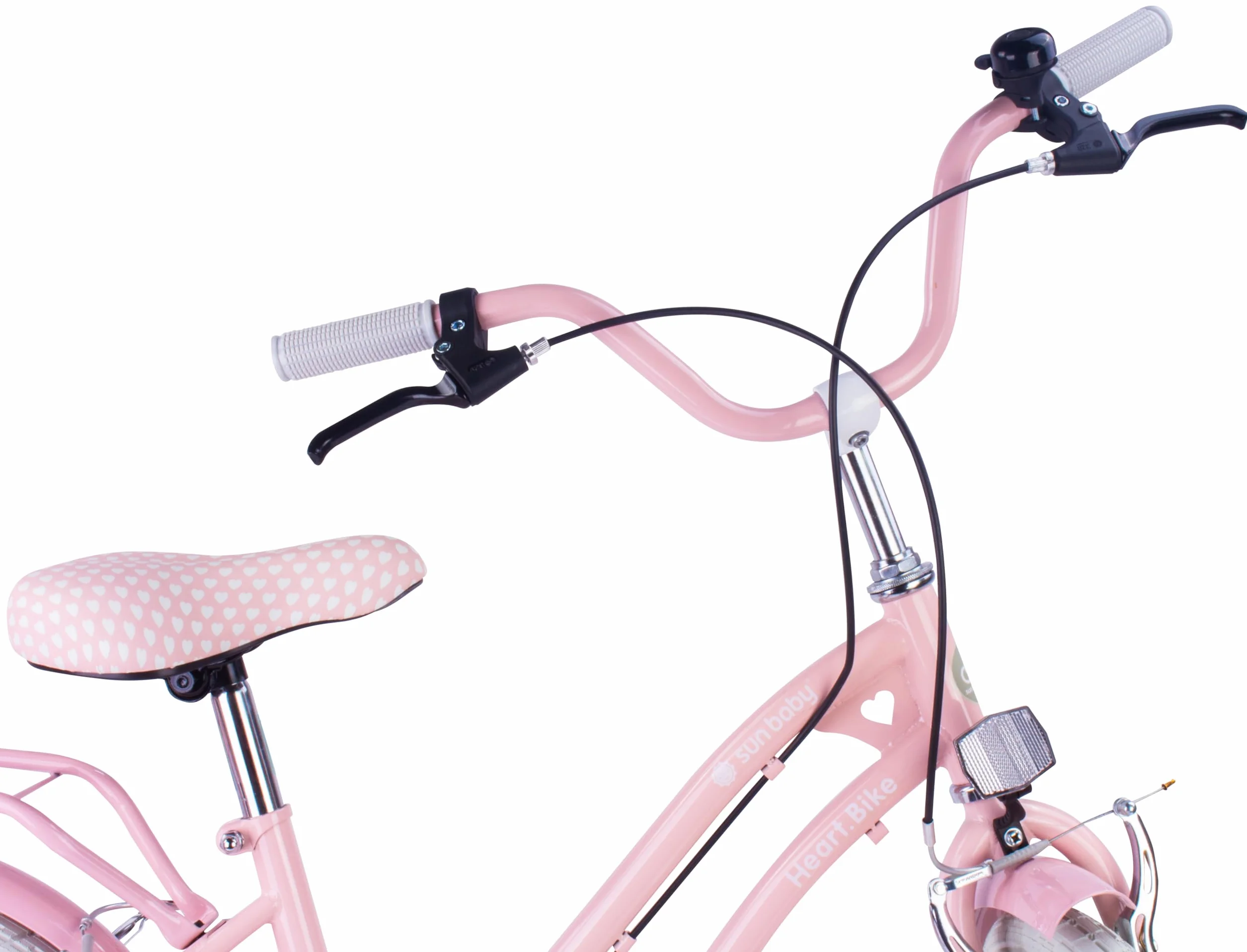 Sun Baby Heart Bike Bicicletta Bambina 20/24 Pollici V-Brake Cestino Campanello Portapacchi Cavalletto