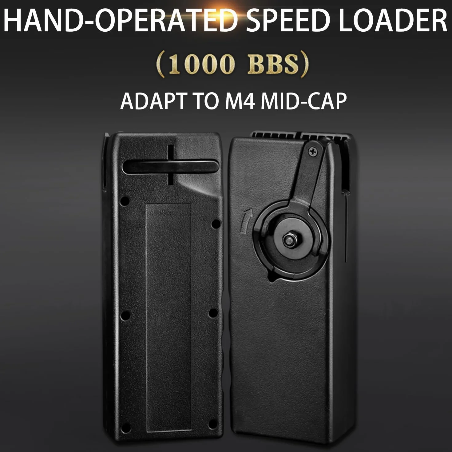 Airsoft Speed Loader 1000 Rounds M4 Quick Loader 6mm Tactical Magazine Pouch