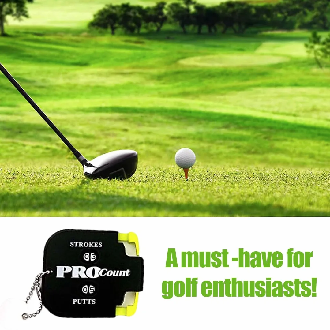 SULIUDAJI 1 Pezzo Segnapunti Golf, Contatore Colpi, Accessori Golfista Nero