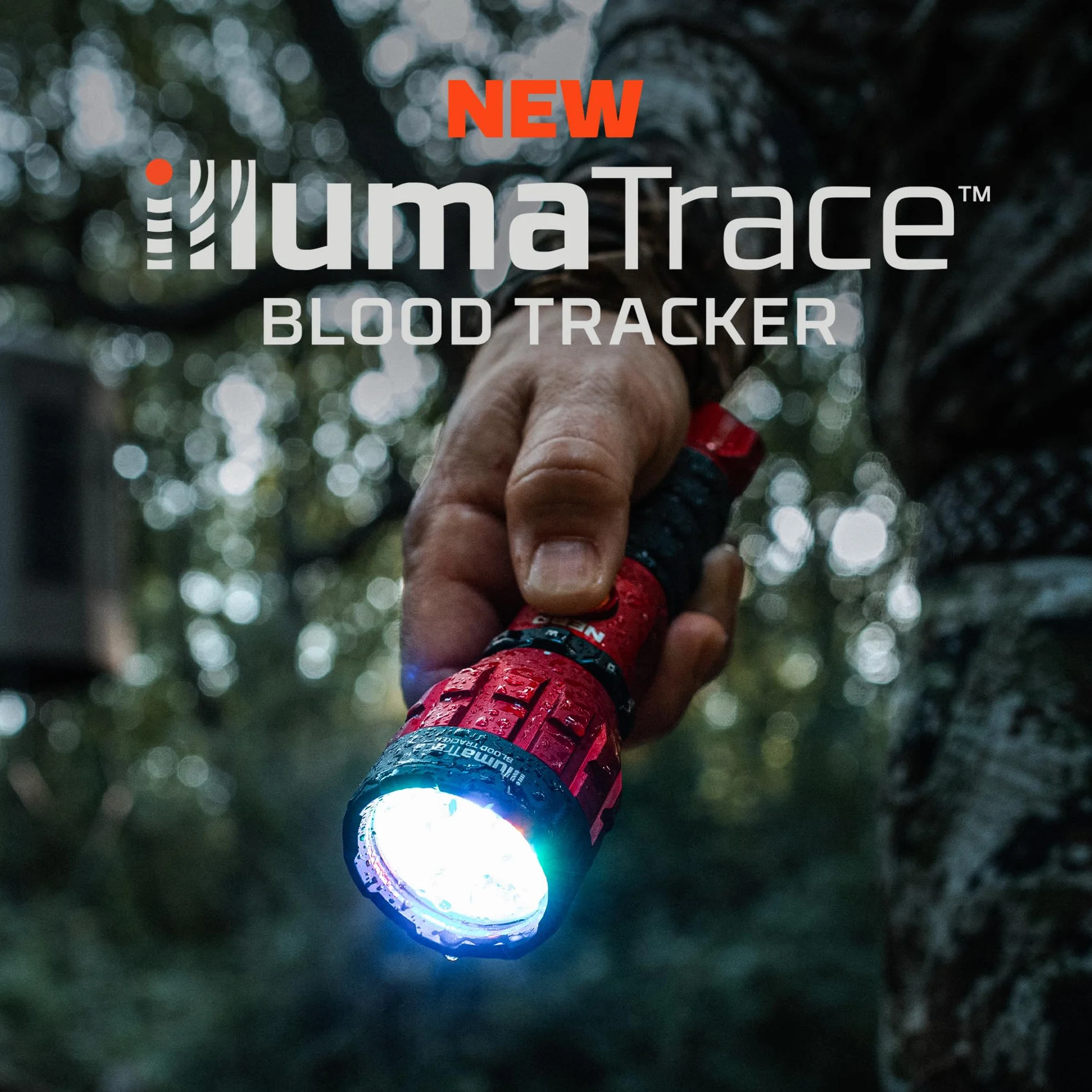NEBO Illumatrace Blood Tracker Torch Ricaricabile Doppia Illuminazione Caccia Grossa