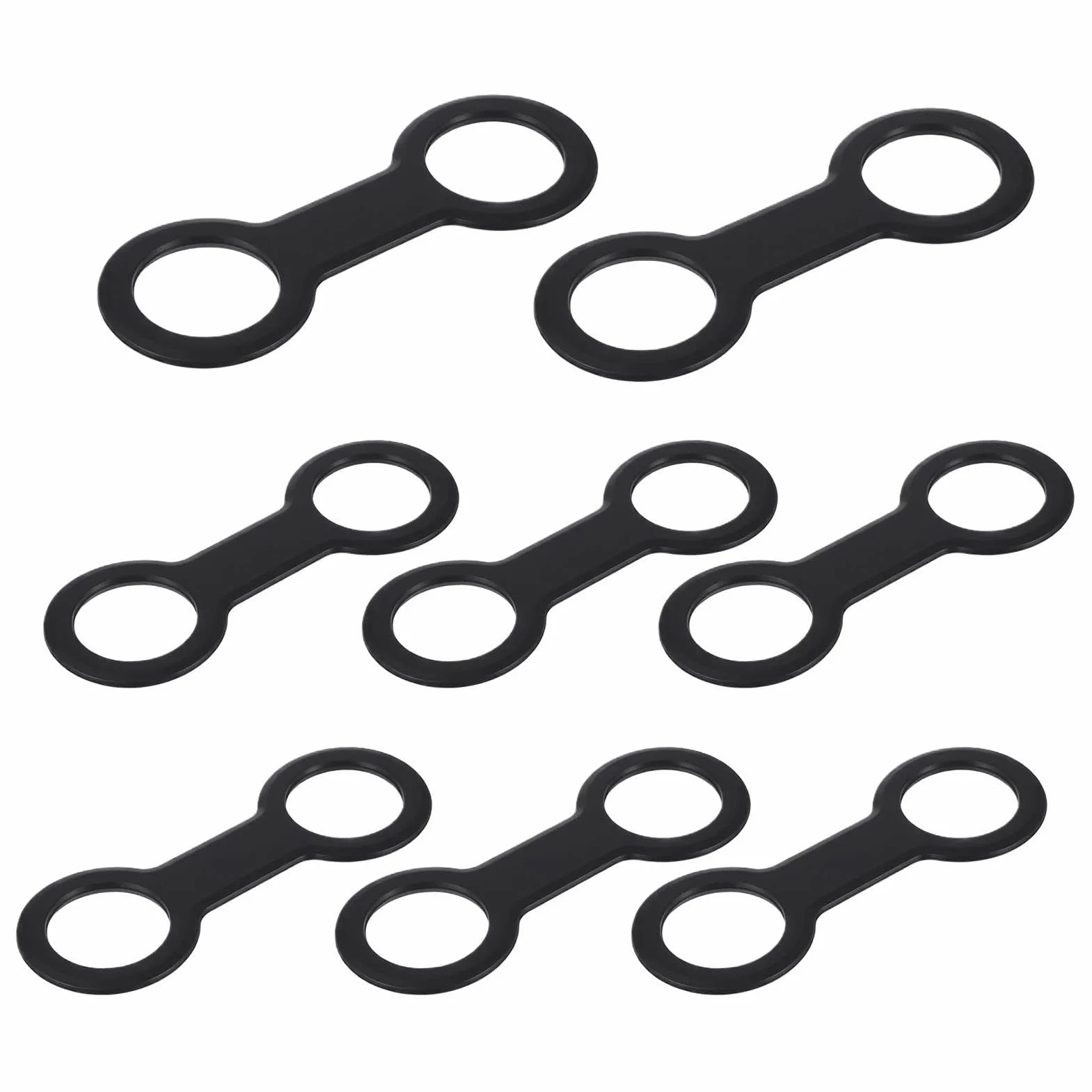 Supporto Snorkel Fissaggio Flessibile a Doppio Anello Sostitutivo Porta Snorkel per Maschera Subacquea