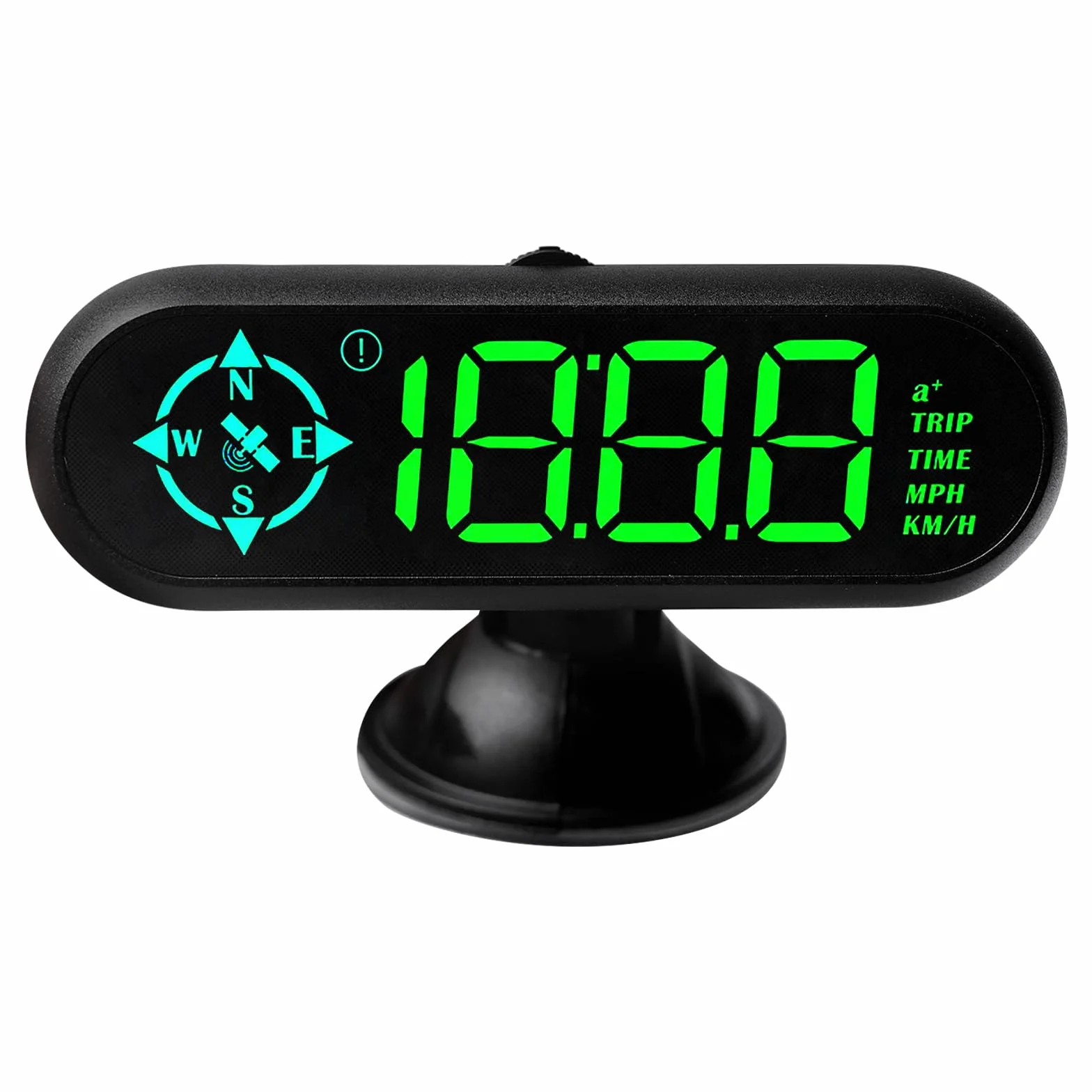 Schermo testa alta: HUD auto, tachimetro GPS, tachimetro digitale universale con installazione Plug & Play, funzionamento USB, flash automatico per tutti i veicoli