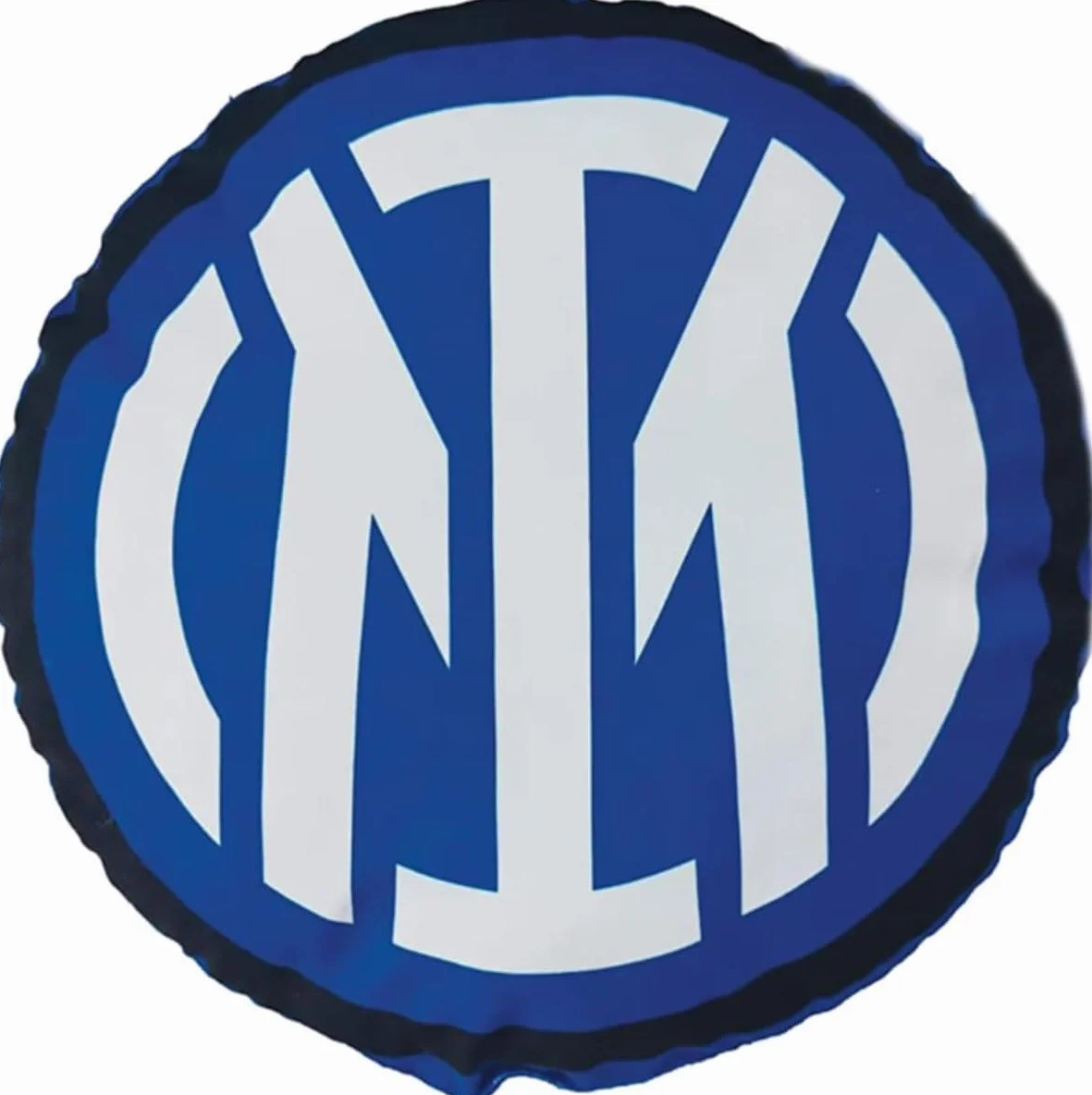 Inter Hermet F.C Cusino Rotondo Arredamento 40x40 Nero Azzurro Prodotto Ufficiale
