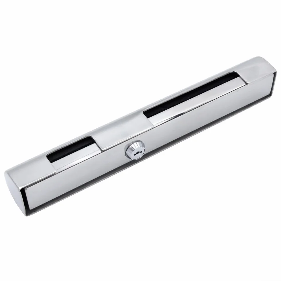 Serratura antifurto per motore fuoribordo in acciaio inossidabile 304 5-60 HP, spessore 1,7 mm, argento