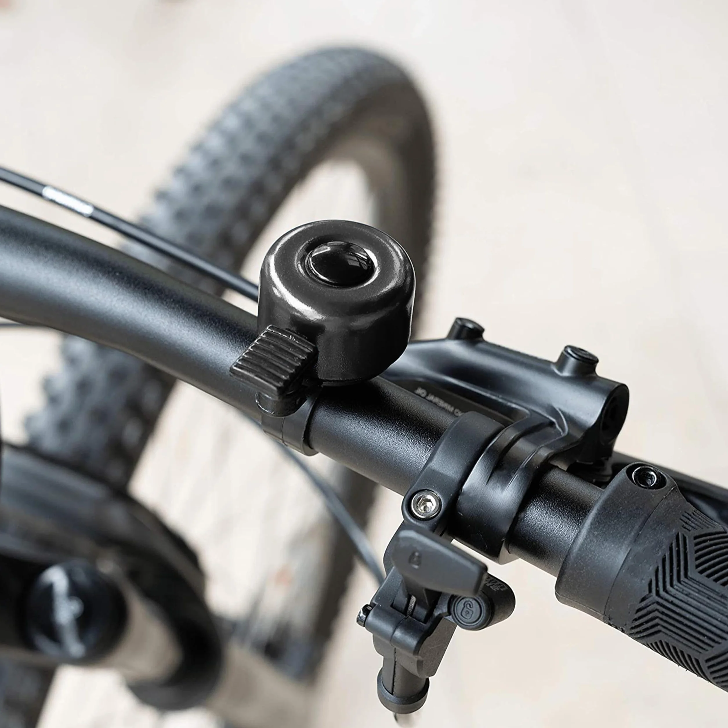 Campanello per bicicletta Mountain Bike in acciaio inox robusto con cacciavite