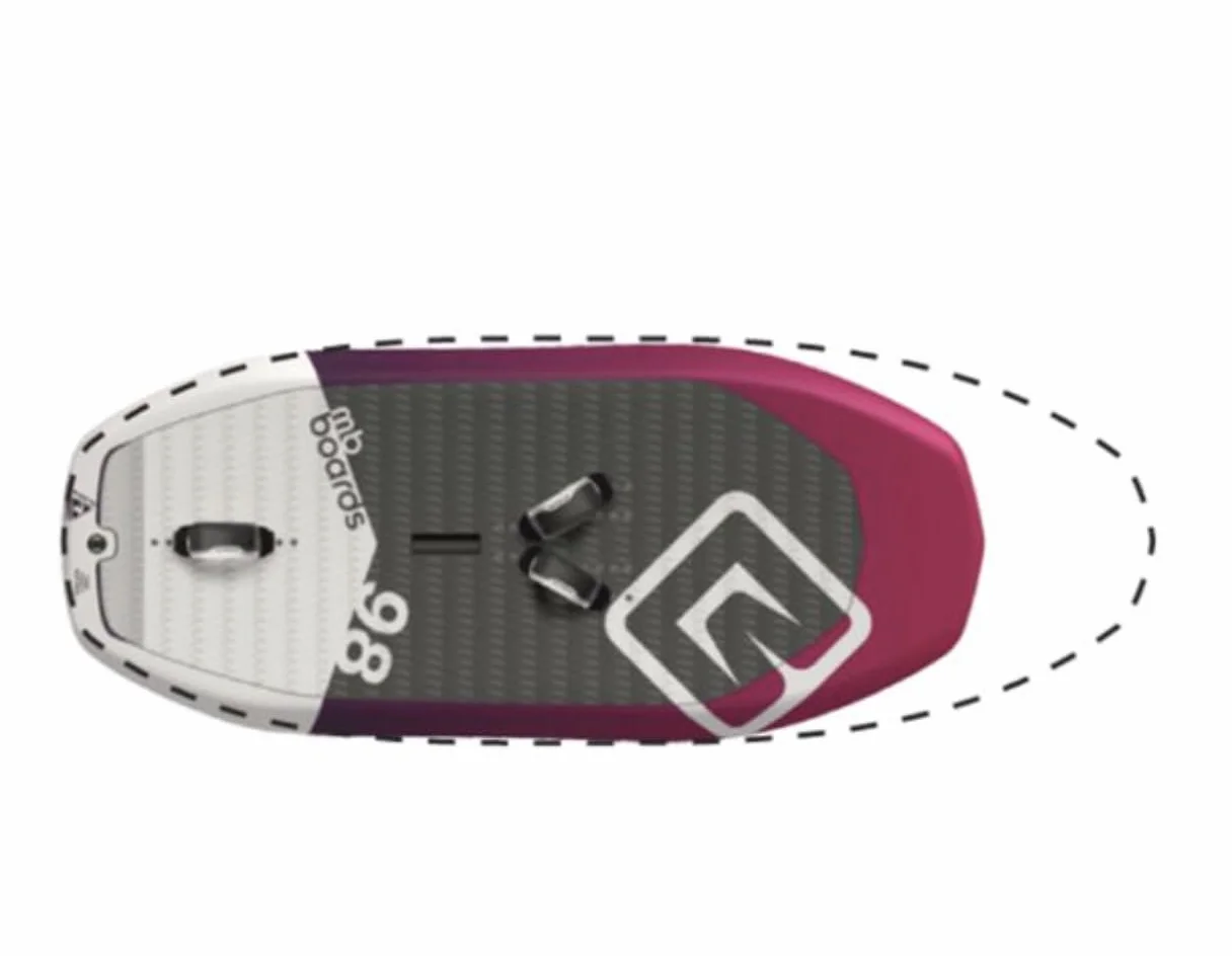 MB Albatros Wing Board ALBATROS 3,2 98 Wingsurf Board