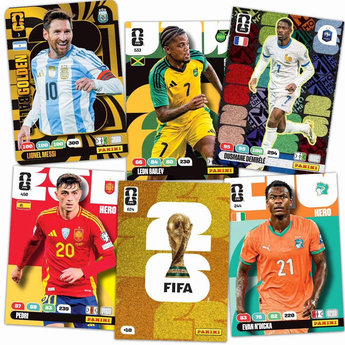 FIFA World Cup 2026 Adrenalyn XL Trading Cards Fatpack Box