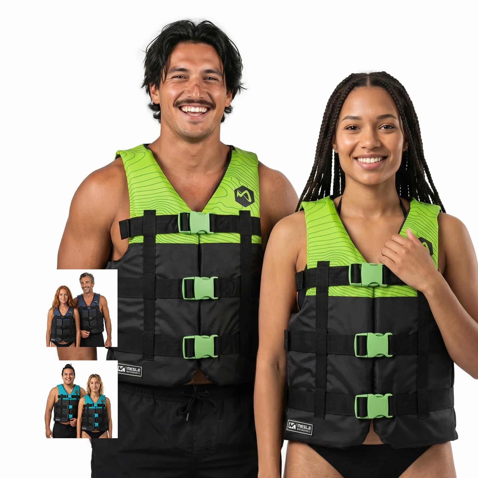 MESLE Aiuto al Galleggiamento per Adulti H210 50-N per SUP, Kayak, Wakeboard