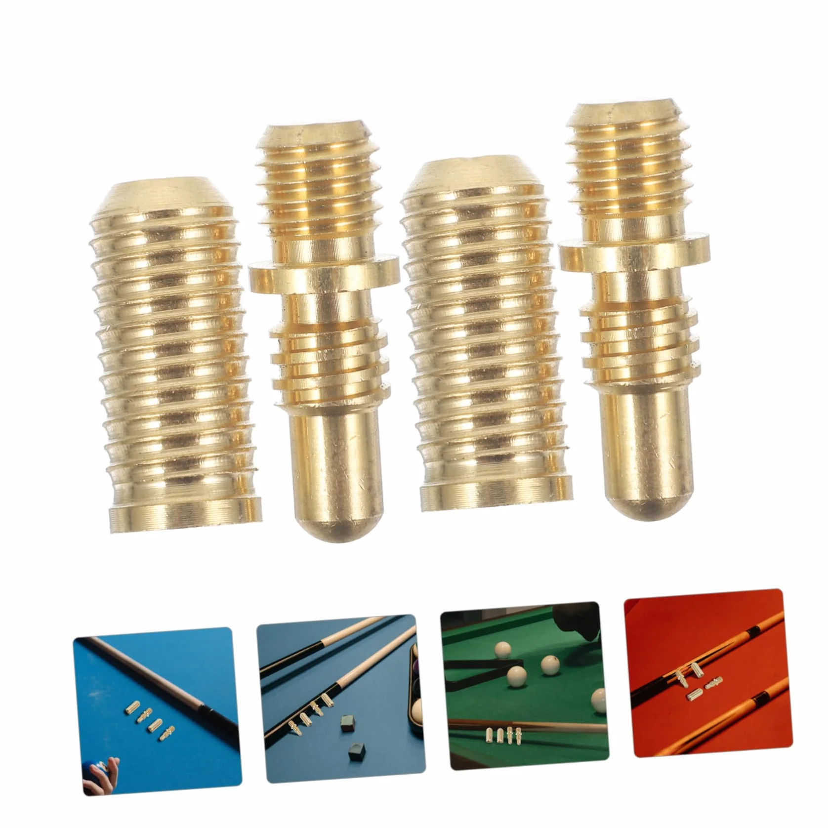 Set 2 Viti in Rame Resistenti per Giunzione Stecca da Biliardo