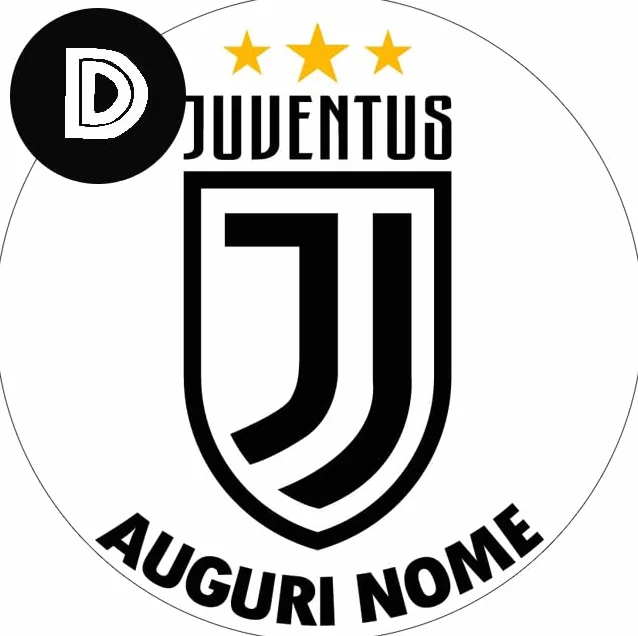 Cialda per Torta Juventus Fibra Vegetale Massima Risoluzione
