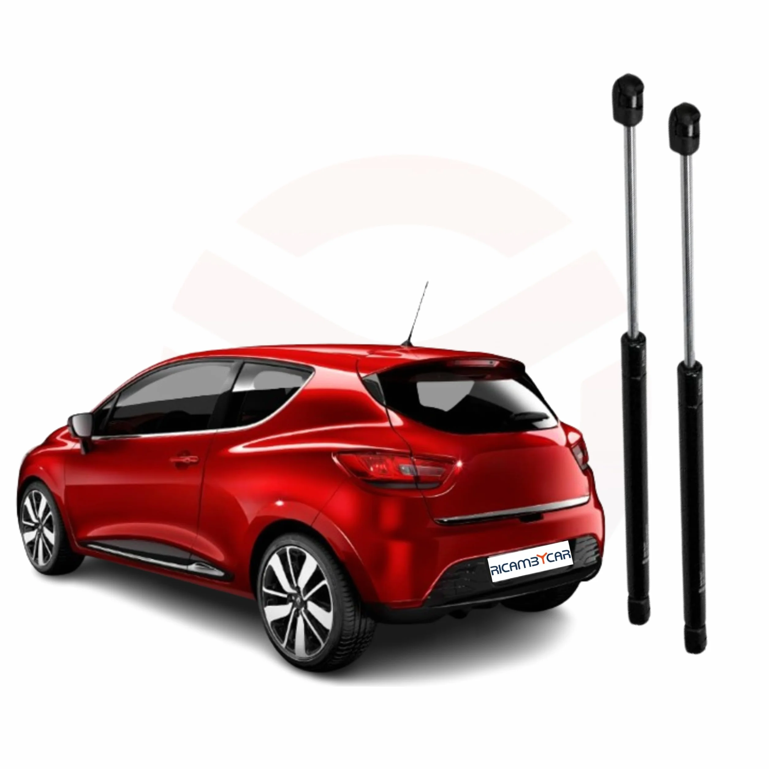 Coppia Molle a Gas Portellone Posteriore Compatibile con Renault CLIO 2012 > 2018